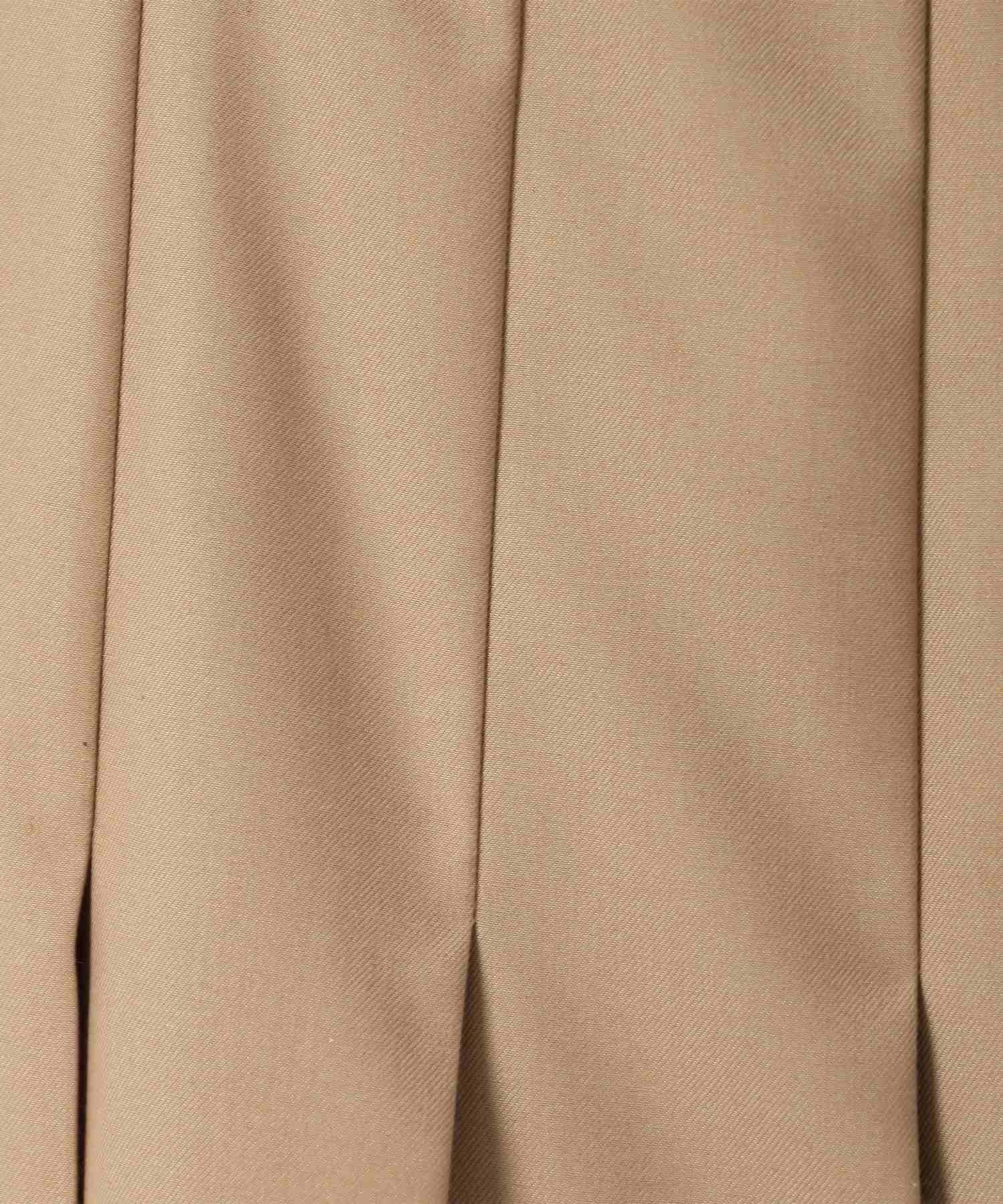 トランテアン ソン ドゥ モード 31 Sons de mode 2025秋冬新作 セミフレアプリーツスカート （CAMEL） CAMEL