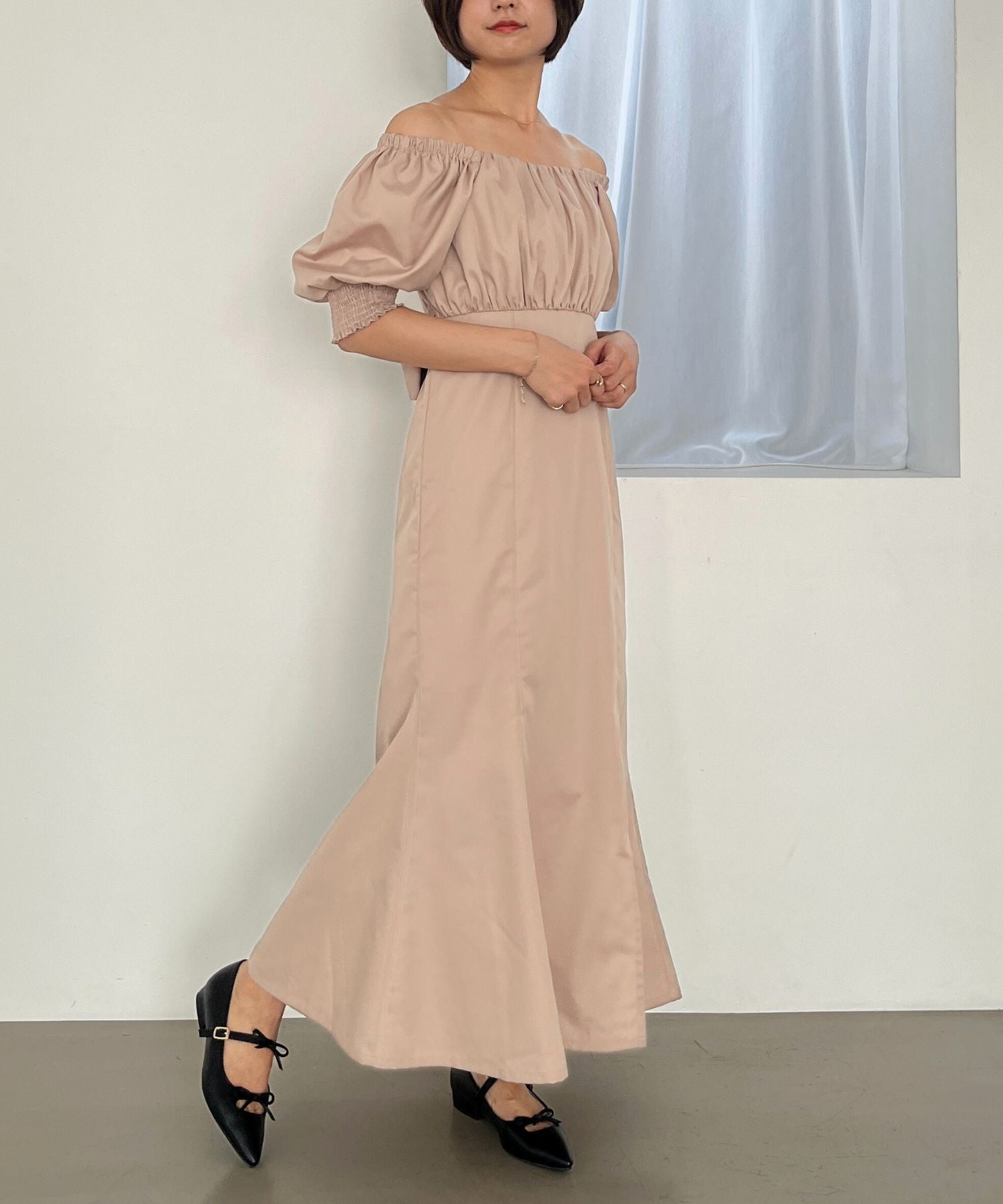 トランテアン ソン ドゥ モード 31 Sons de mode WEB限定 2wayオフショルバックリボンワンピース TT557401 （BEIGE） BEIGE