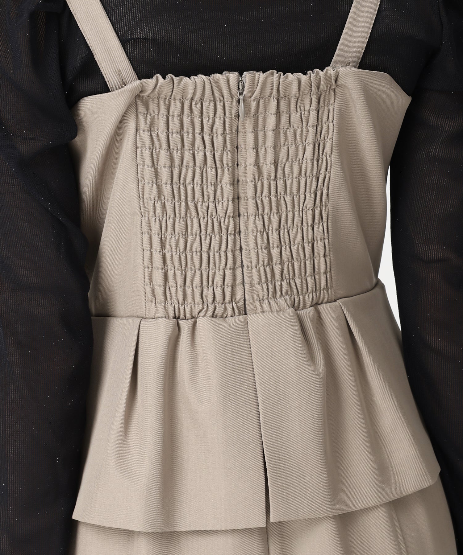 トランテアン ソン ドゥ モード 31 Sons de mode 2025秋冬新作 トレンチ風キャミワンピース TT537408 （BROWN） BROWN