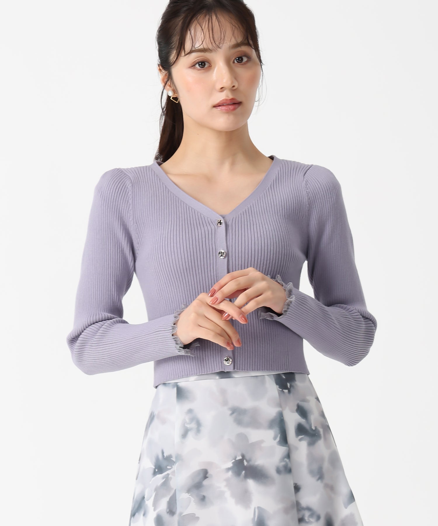 トランテアン ソン ドゥ モード 31 Sons de mode 2025秋冬新作 アンサンブルニット TT538405 （BLUE） BLUE