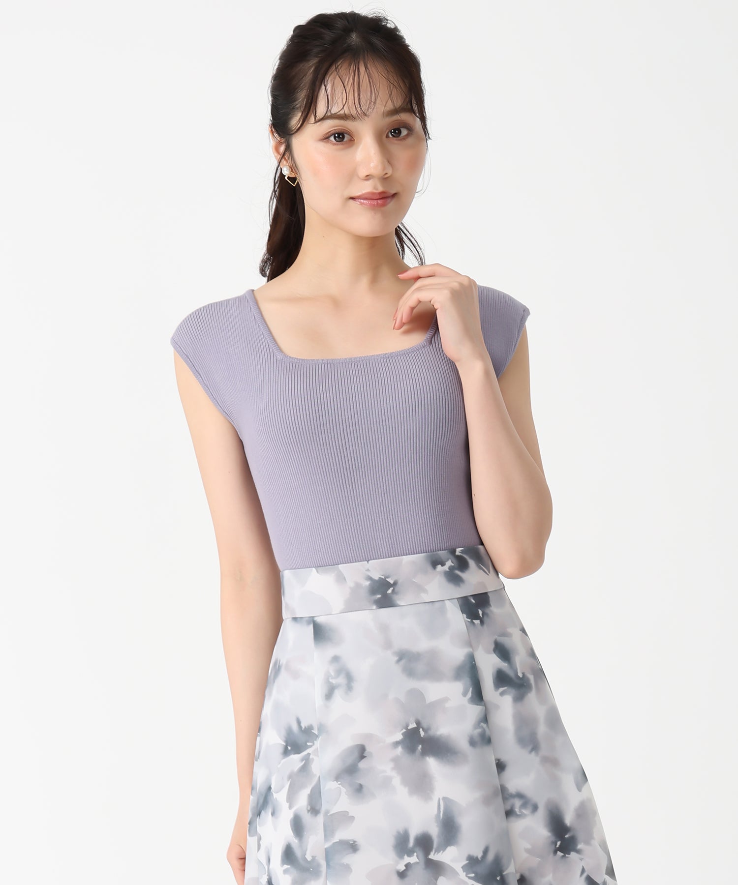 トランテアン ソン ドゥ モード 31 Sons de mode 2025秋冬新作 アンサンブルニット TT538405 （BLUE） BLUE