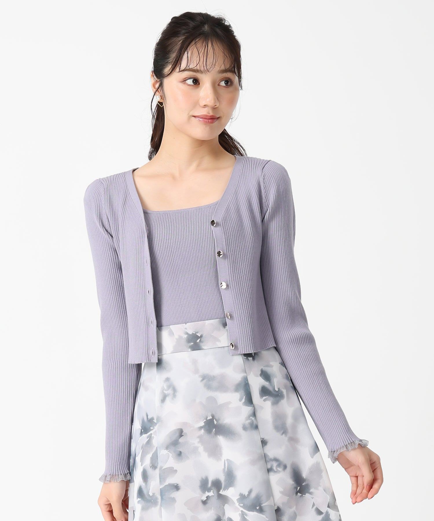 トランテアン ソン ドゥ モード 31 Sons de mode 2025秋冬新作 アンサンブルニット TT538405 （BLUE） BLUE