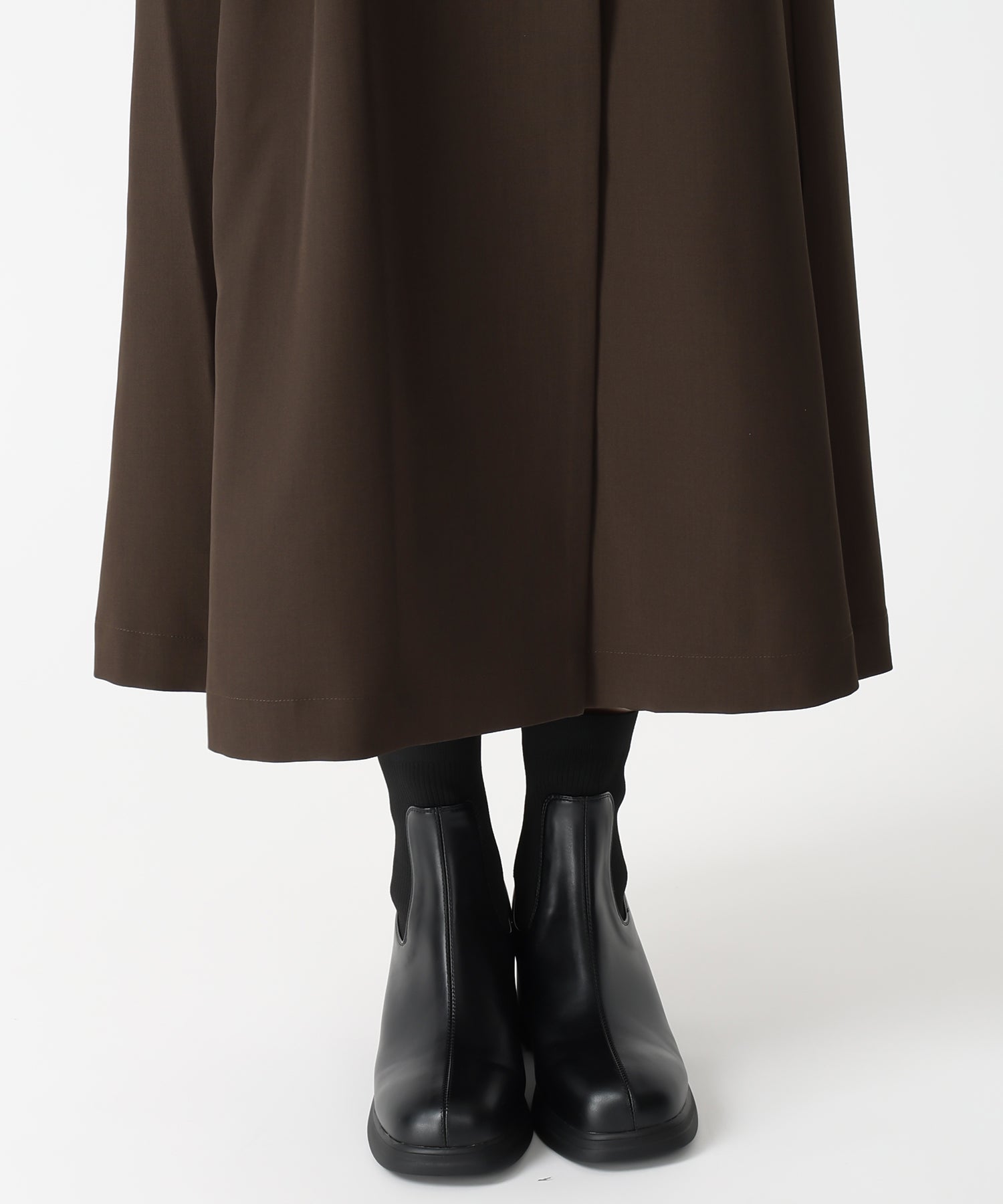 トランテアン ソン ドゥ モード 31 Sons de mode 2025秋冬新作 ビッグ襟付きトレンチ風ワンピース TT547401 （GREY） GREY