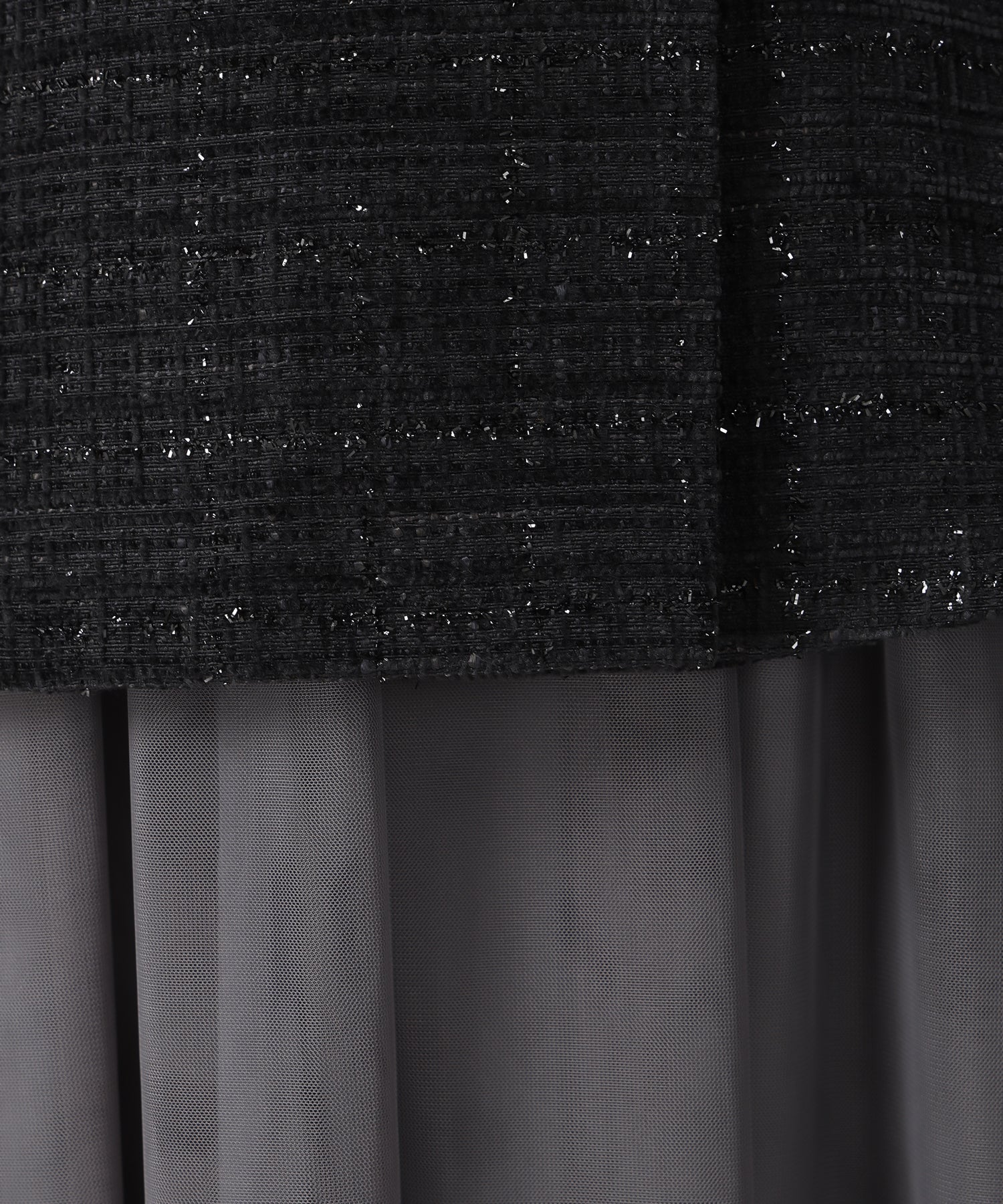 トランテアン ソン ドゥ モード 31 Sons de mode 2025秋冬新作 ツイードジレワンピース TT537412 （BLACK） BLACK