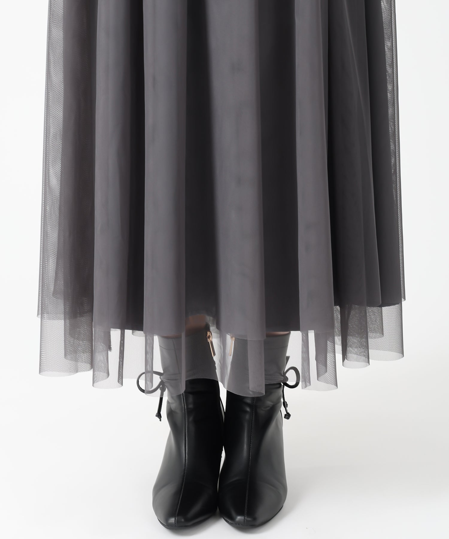 トランテアン ソン ドゥ モード 31 Sons de mode 2025秋冬新作 ツイードジレワンピース TT537412 （BLACK） BLACK