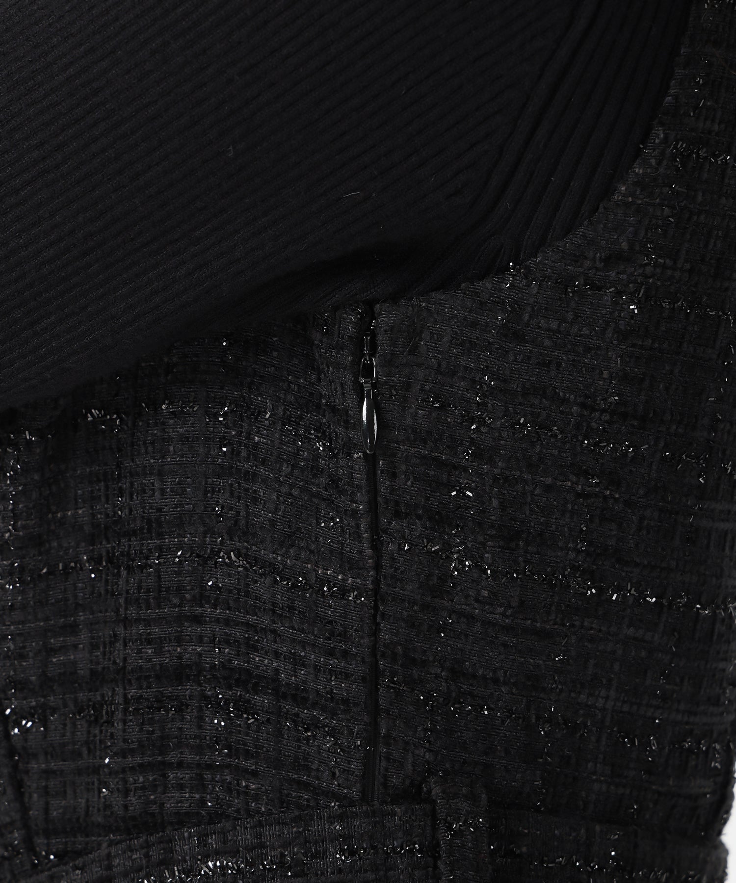 トランテアン ソン ドゥ モード 31 Sons de mode 2025秋冬新作 ツイードジレワンピース TT537412 （BLACK） BLACK