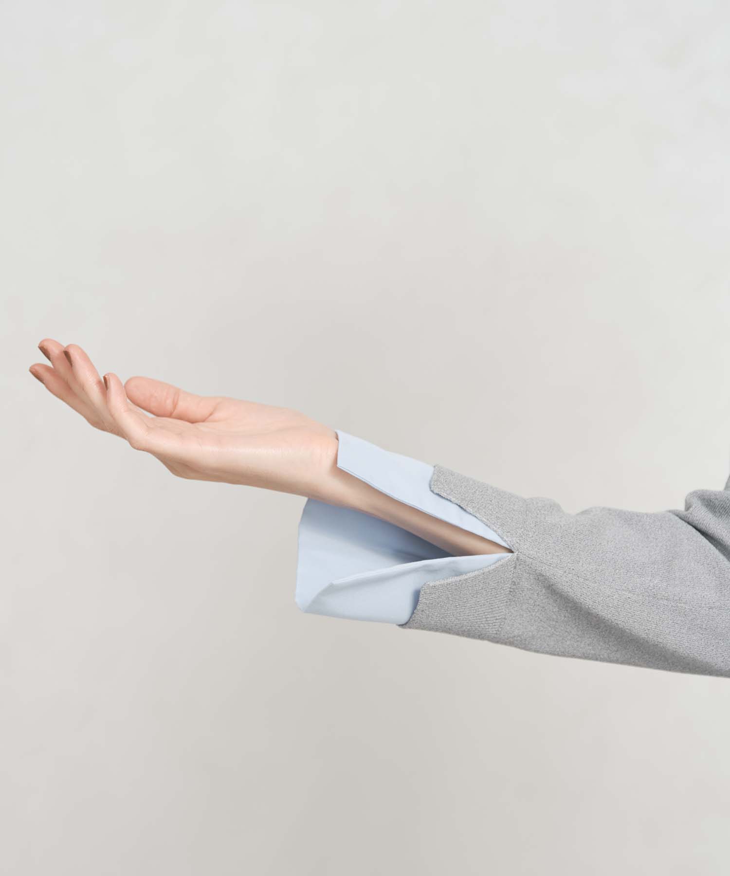 トランテアン ソン ドゥ モード 31 Sons de mode WEB限定 レイヤード衿付きニット TT558301 （GREY） GREY