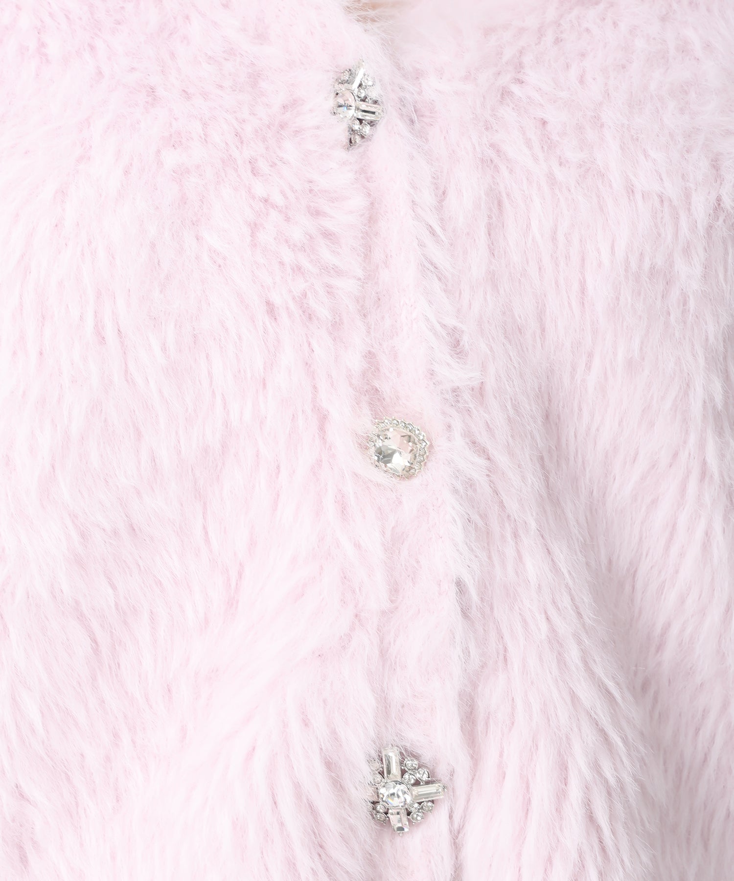 トランテアン ソン ドゥ モード 31 Sons de mode 2025秋冬新作 Vネックシャギーカーディガン TT548406 （L.BLUE） L.BLUE