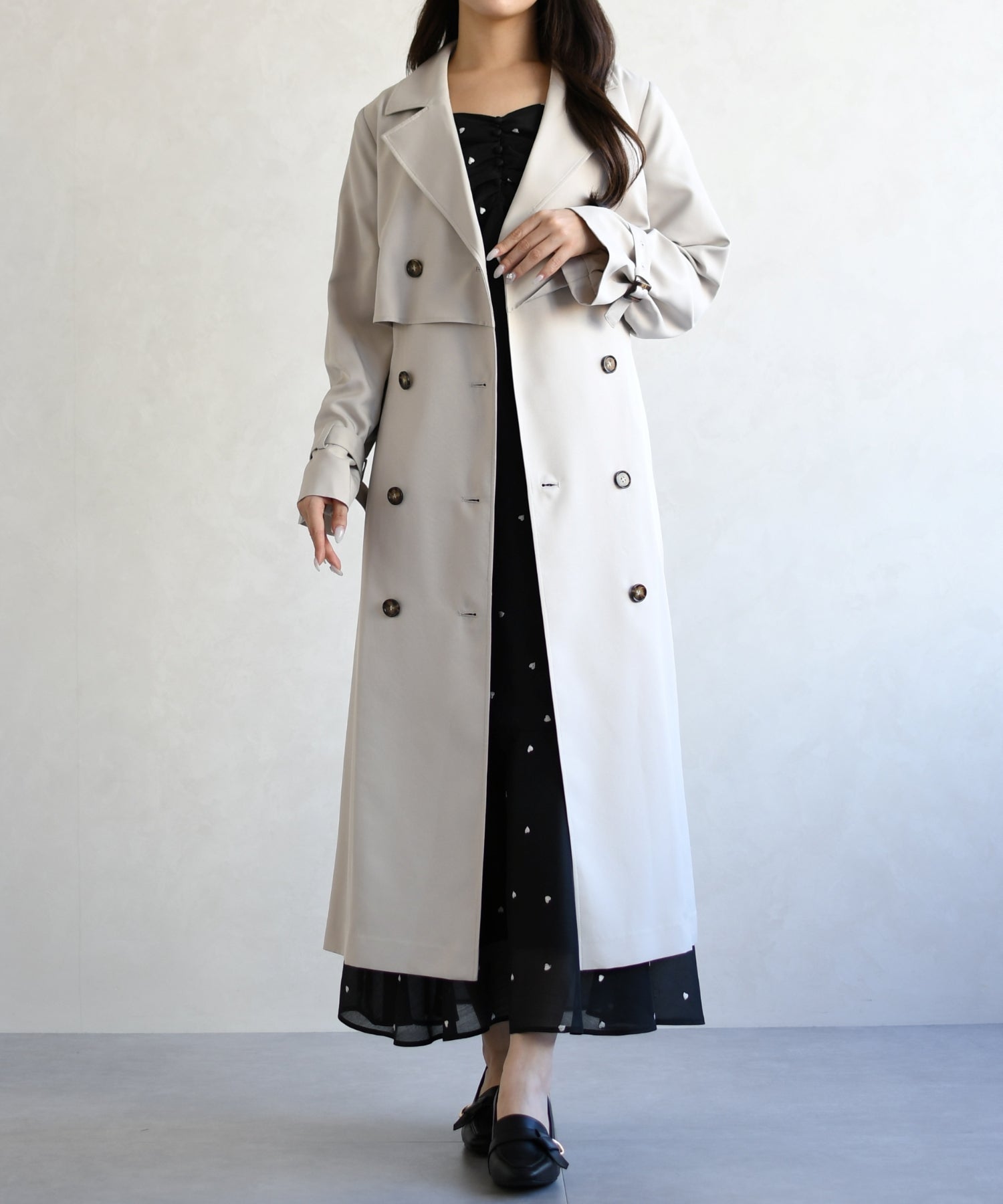 トランテアン ソン ドゥ モード 31 Sons de mode 2026春夏新作 トレンチコート TT618601 （BEIGE） BEIGE