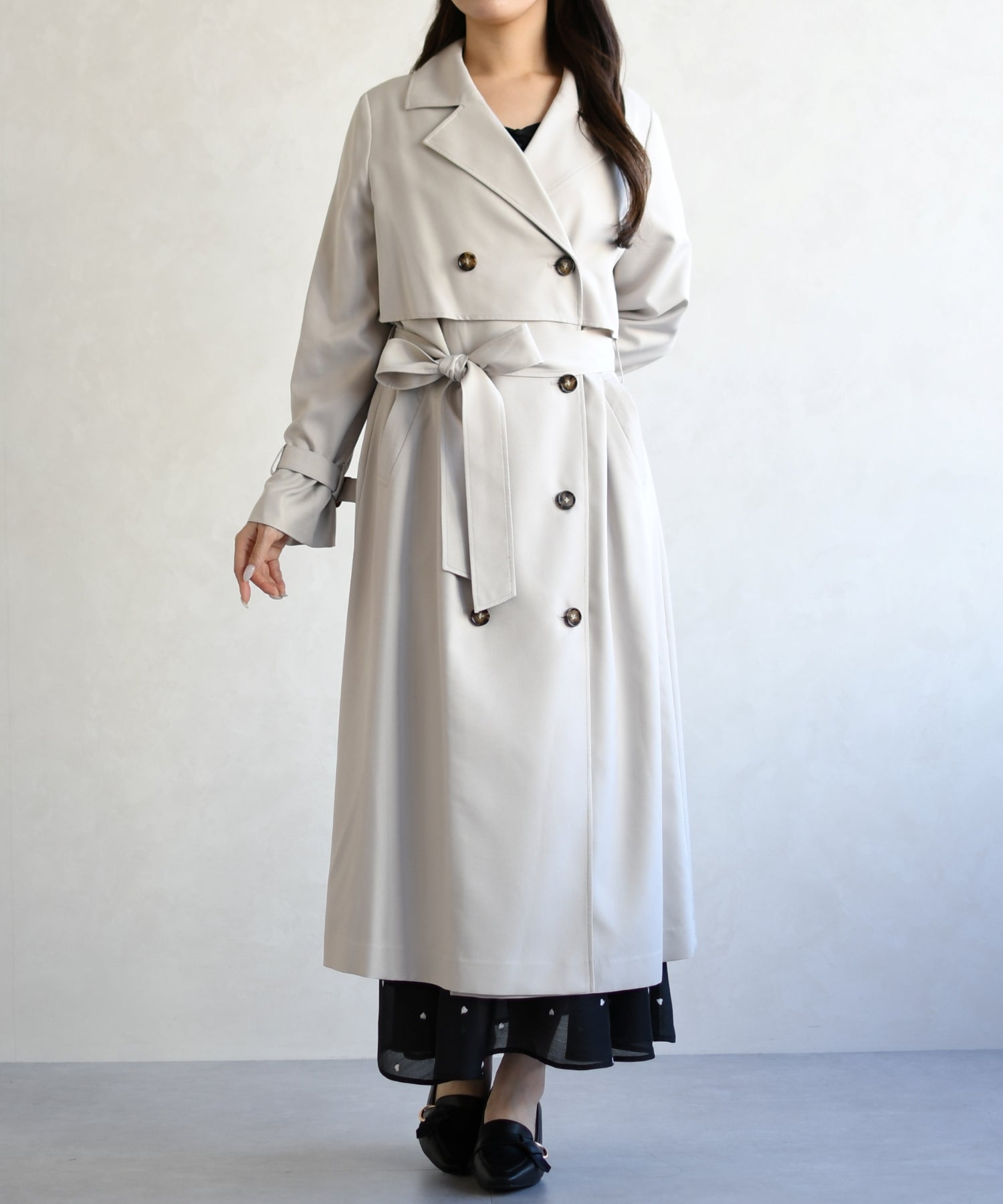 トランテアン ソン ドゥ モード 31 Sons de mode 2026春夏新作 トレンチコート TT618601 （BEIGE） BEIGE