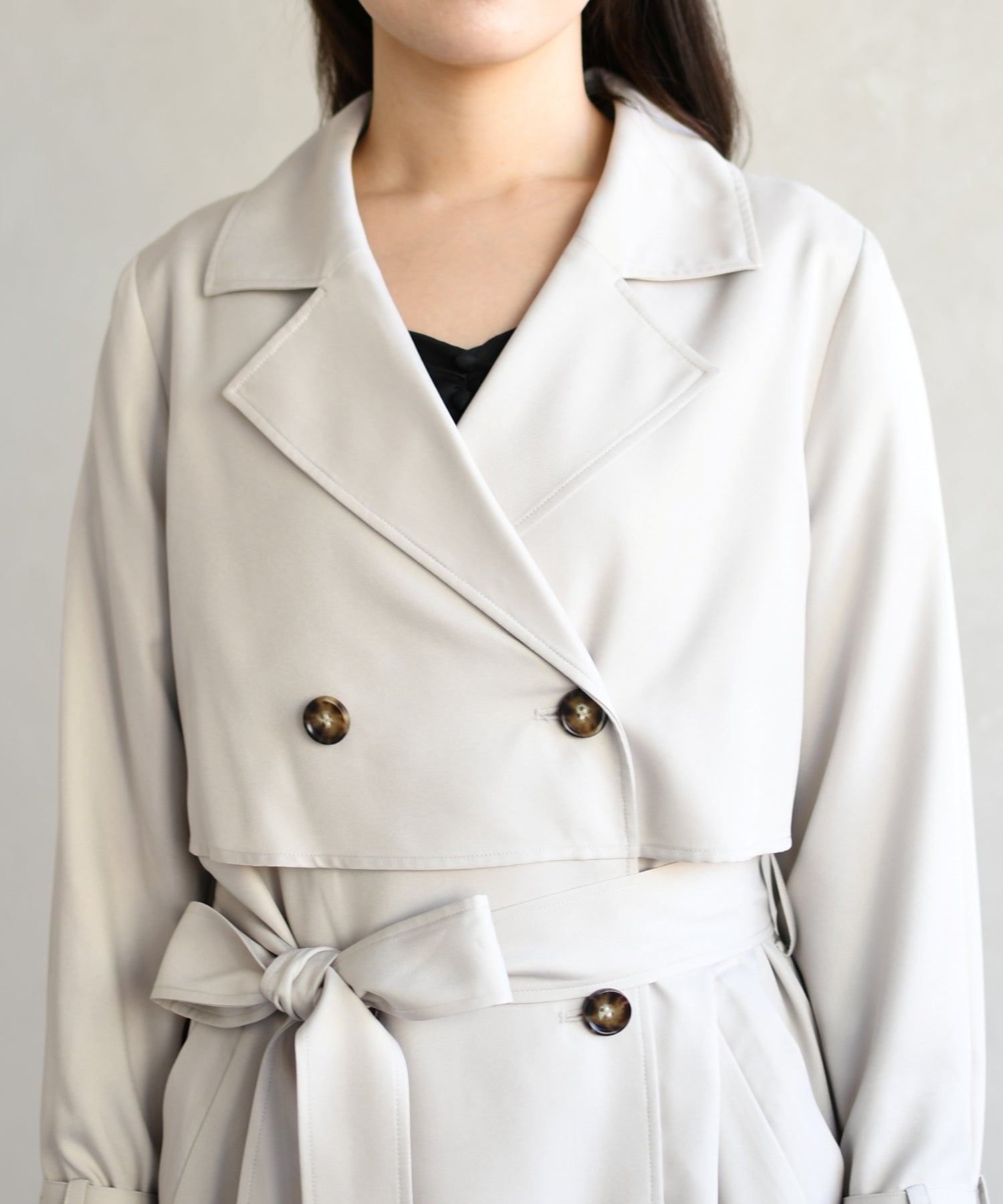 トランテアン ソン ドゥ モード 31 Sons de mode 2026春夏新作 トレンチコート TT618601 （BEIGE） BEIGE