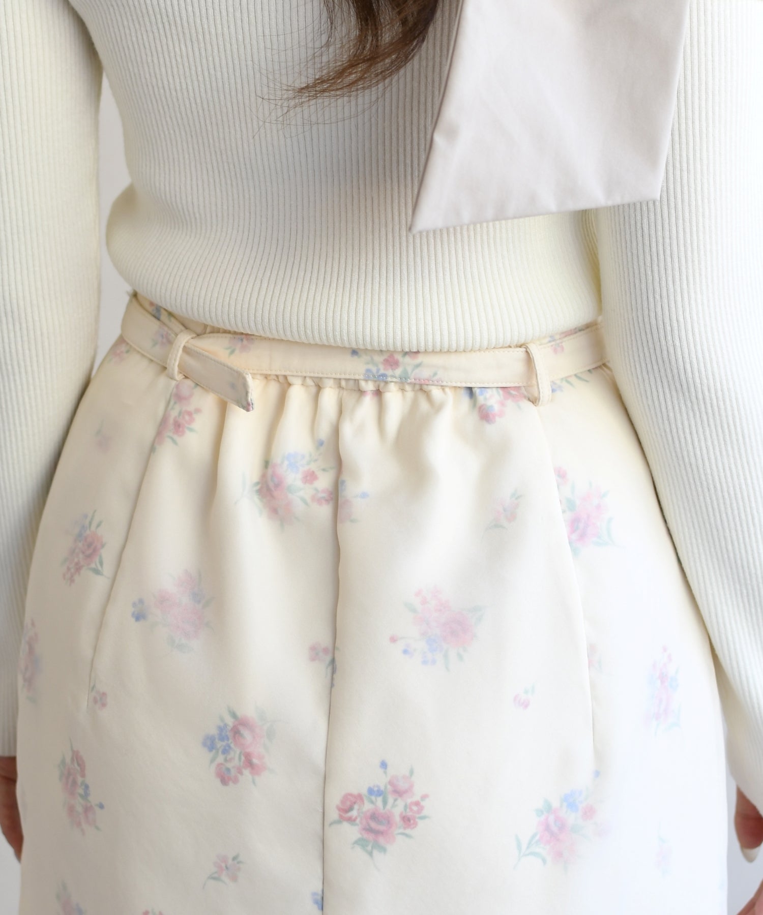 トランテアン ソン ドゥ モード 31 Sons de mode 2026春夏新作 シアーレイヤードスカート TT617203 （YELLOW） YELLOW