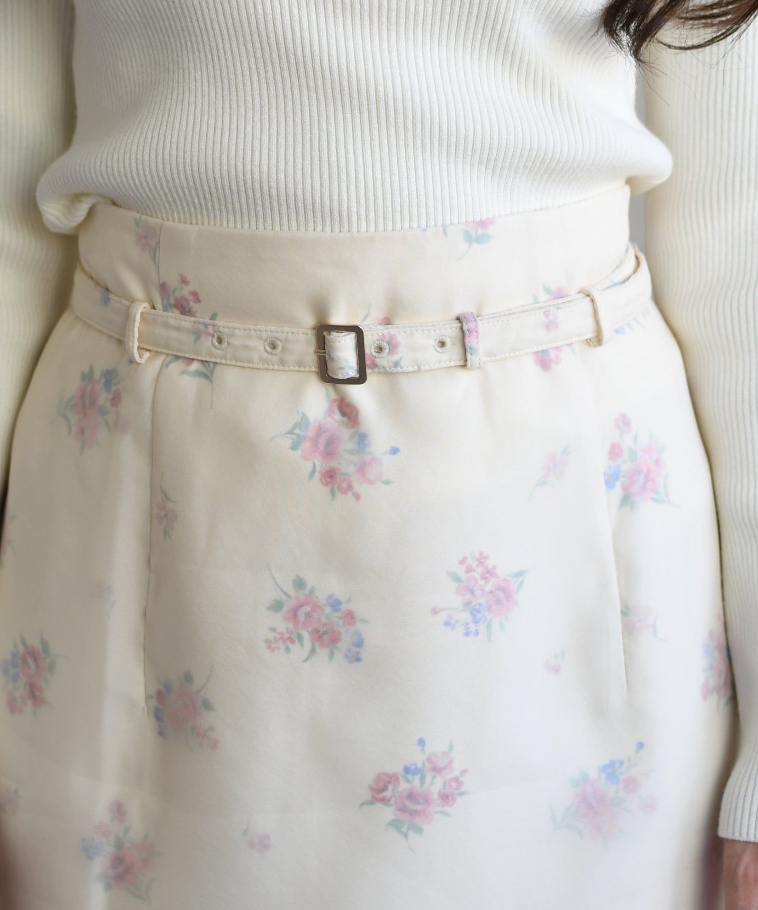 トランテアン ソン ドゥ モード 31 Sons de mode 2026春夏新作 シアーレイヤードスカート TT617203 （YELLOW） YELLOW