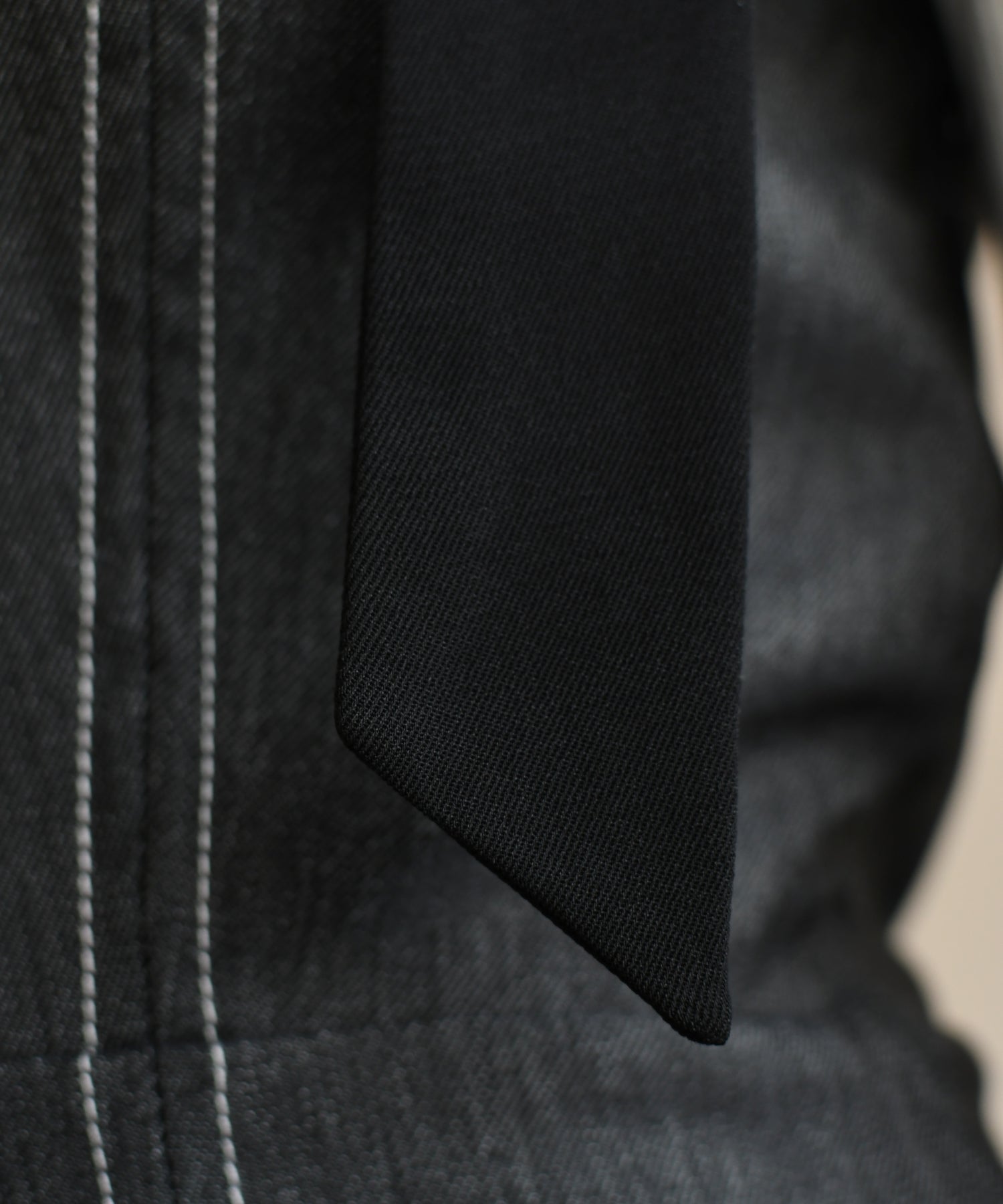 トランテアン ソン ドゥ モード 31 Sons de mode 2026春夏新作  肩リボンデニムライクジャンスカTT617405 （BLACK） BLACK