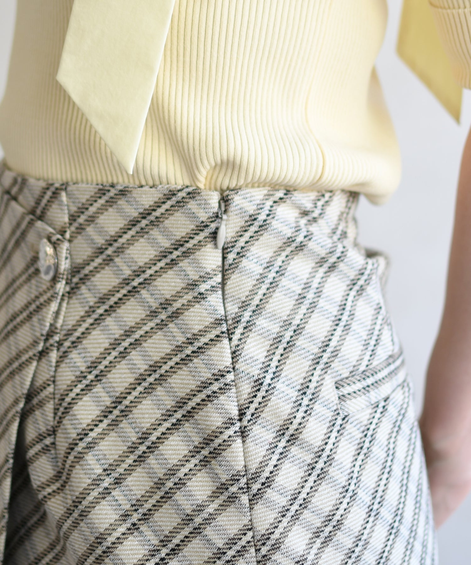 トランテアン ソン ドゥ モード 31 Sons de mode 2026春夏新作 チェックミニスカート TT617207 （BEIGE） BEIGE