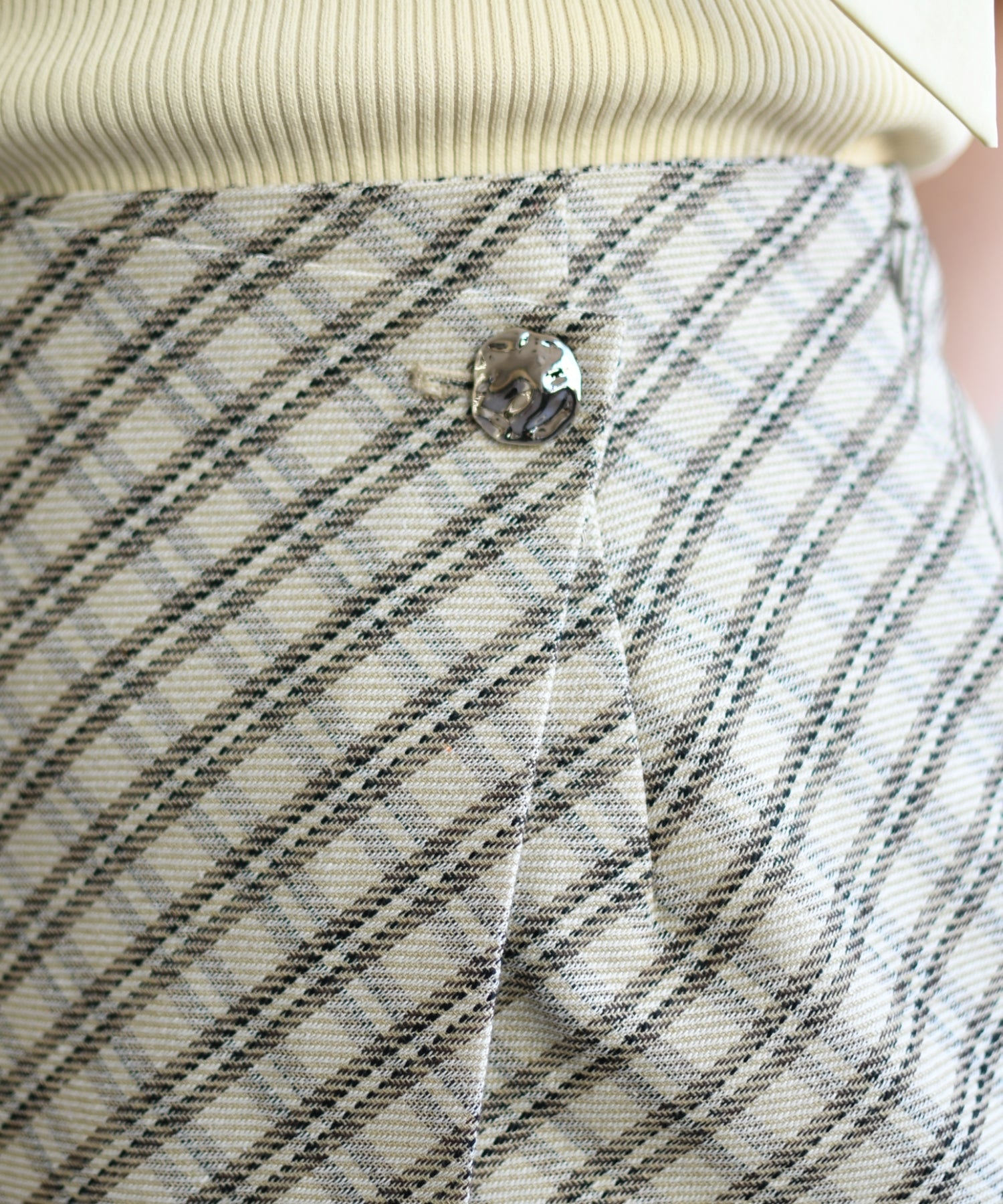 トランテアン ソン ドゥ モード 31 Sons de mode 2026春夏新作 チェックミニスカート TT617207 （BEIGE） BEIGE