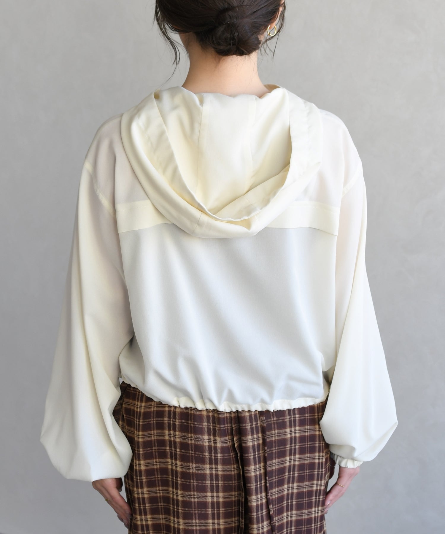 トランテアン ソン ドゥ モード 31 Sons de mode 2026春夏新作 フードシアーブルゾン TT628501 （OFF-WHITE） OFF-WHITE