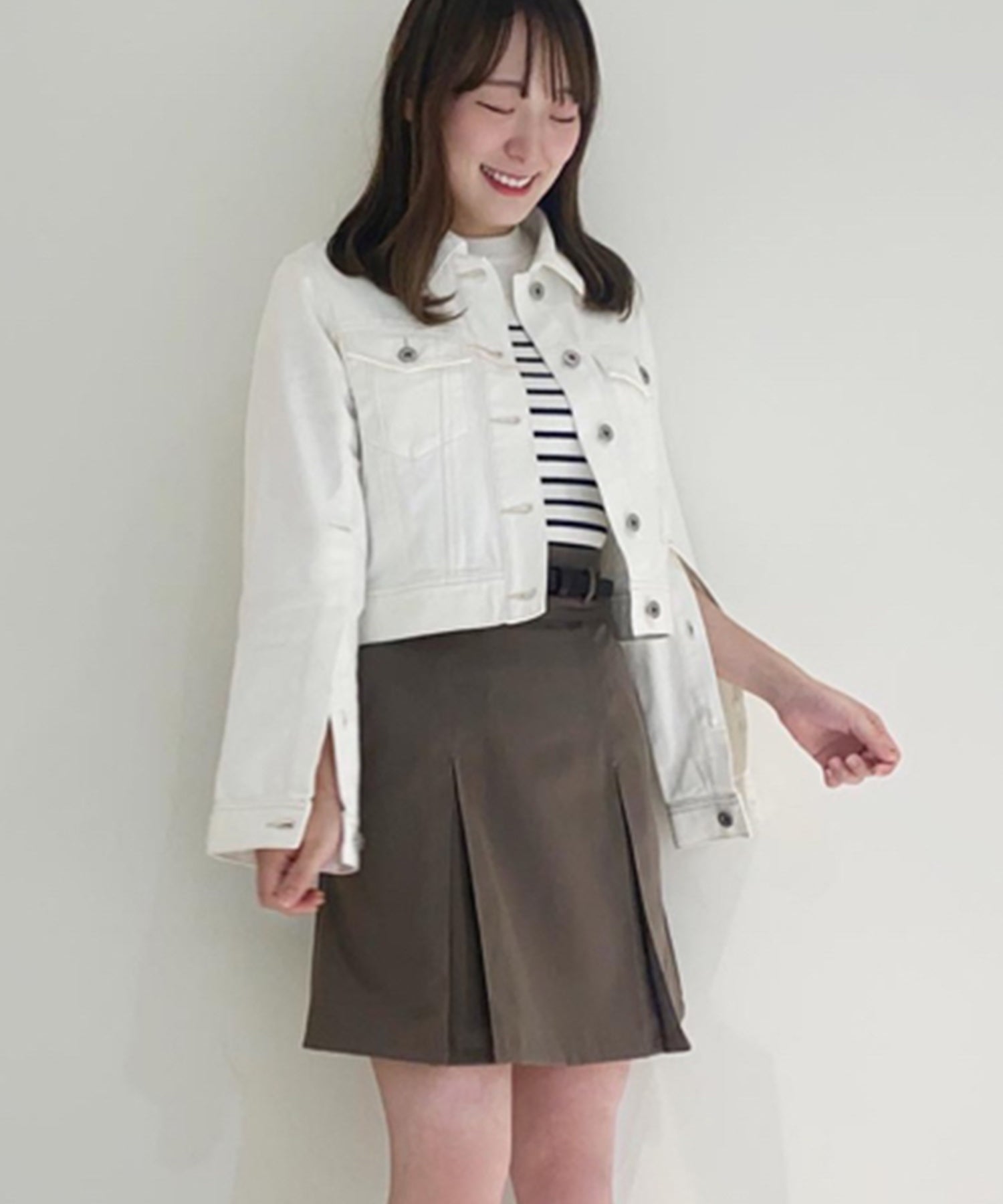 トランテアン ソン ドゥ モード 31 Sons de mode スリットスリーブGジャン （オフホワイト） OFF-WHITE