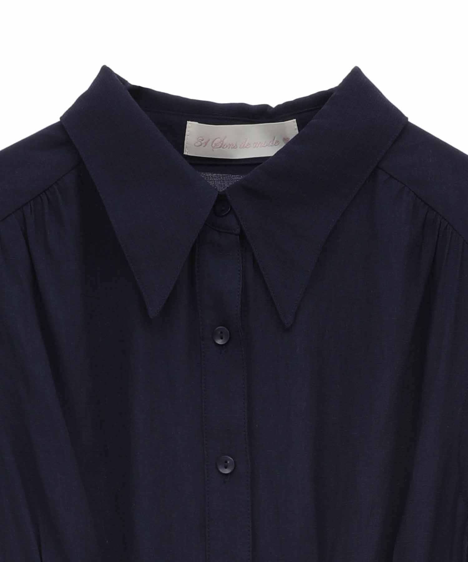 トランテアン ソン ドゥ モード 31 Sons de mode 肩開き2wayシャツワンピース （ベージュ） BEIGE