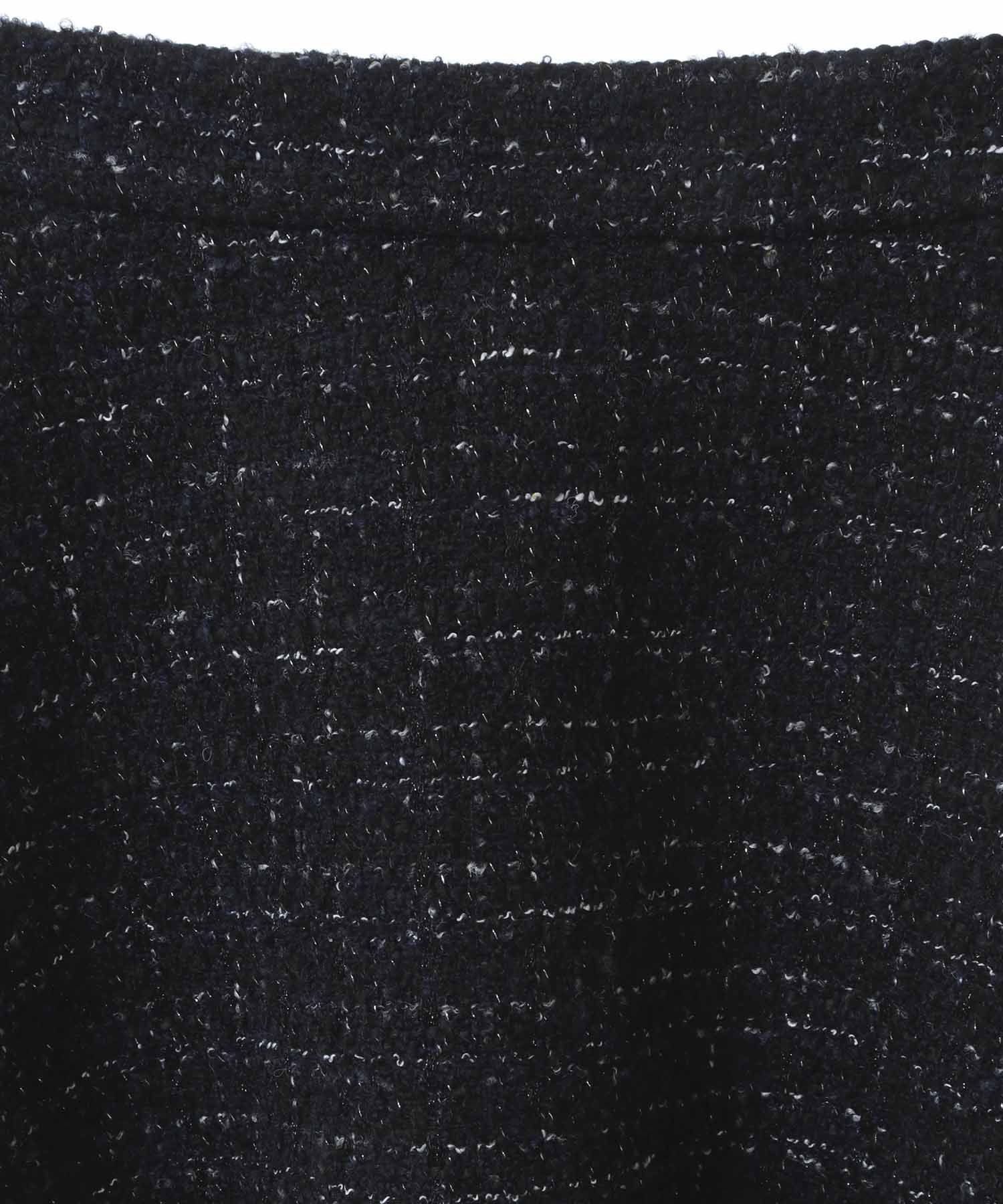 トランテアン ソン ドゥ モード 31 Sons de mode ツイードフレアミニスカート （オフホワイト） OFF-WHITE