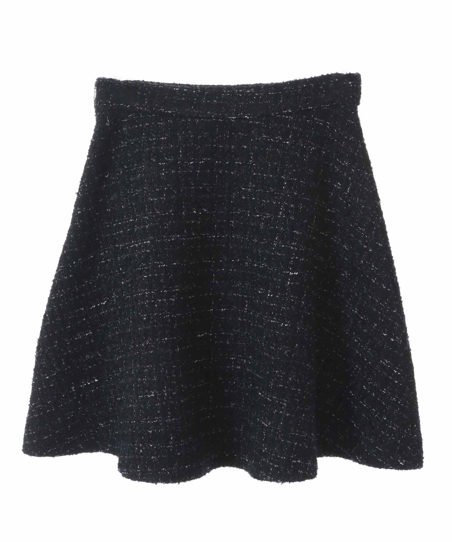 トランテアン ソン ドゥ モード 31 Sons de mode ツイードフレアミニスカート （オフホワイト） OFF-WHITE