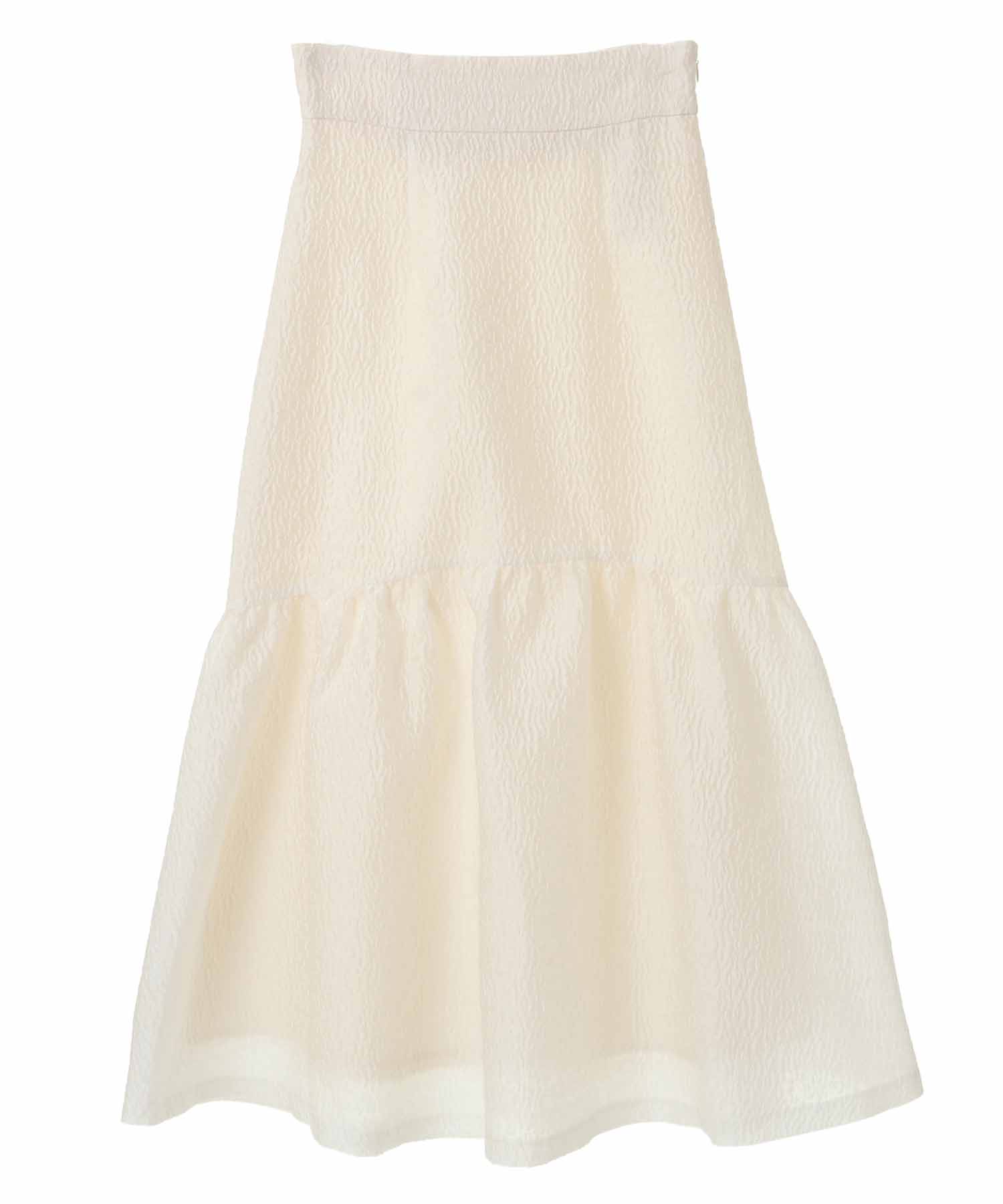 トランテアン ソン ドゥ モード 31 Sons de mode ジャカードレースアップスカート （オフホワイト） OFF-WHITE