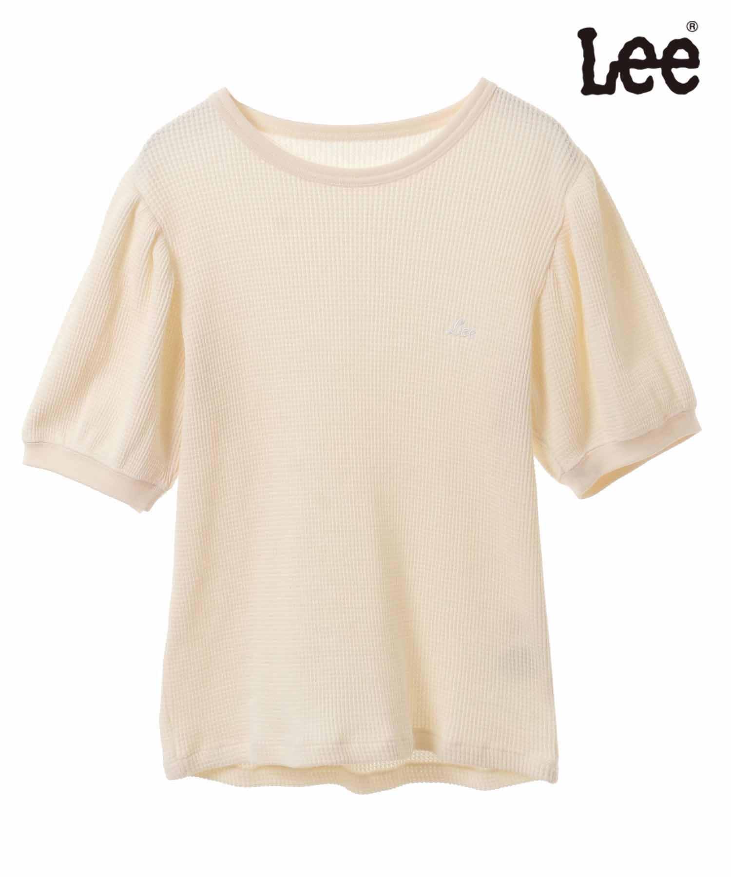 トランテアン ソン ドゥ モード 31 Sons de mode 【Leeコラボ】パフスリーブワッフルロゴTEE （クリーム） CREAM