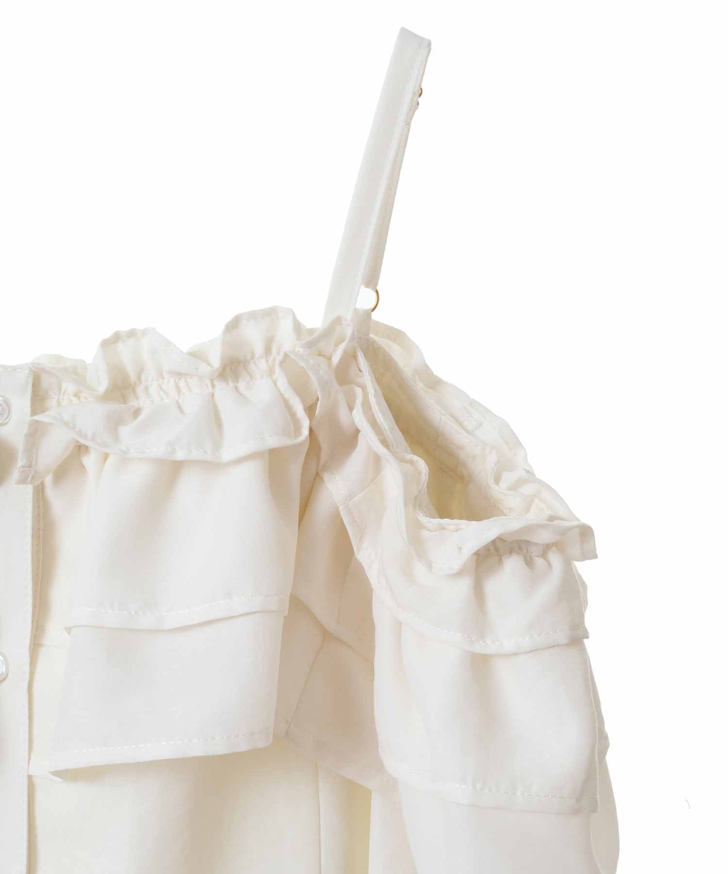 トランテアン ソン ドゥ モード 31 Sons de mode オフショルフリルブラウス （オフホワイト） OFF-WHITE