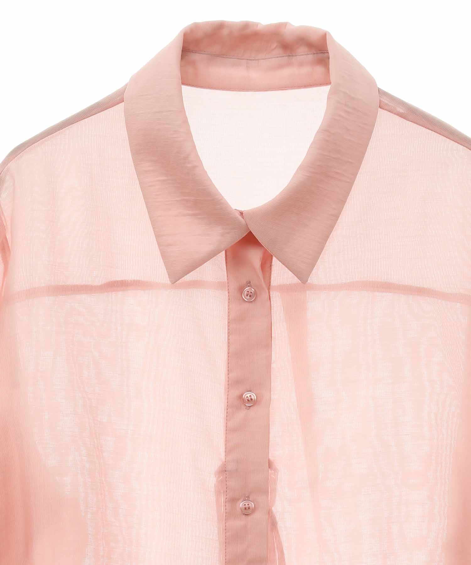 トランテアン ソン ドゥ モード 31 Sons de mode 2WAYオフショルシアーシャツ （ピンク） PINK