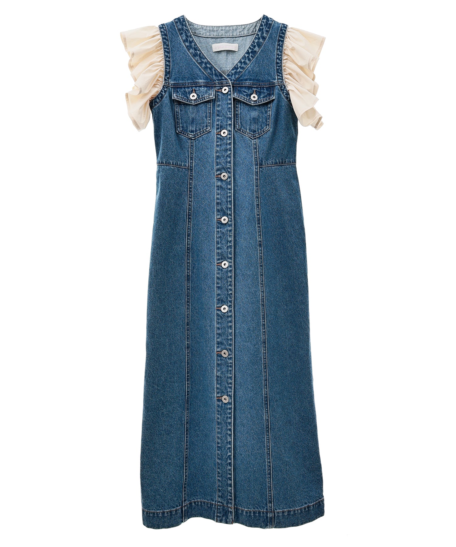 31 Sons de mode 2WAY Sleeve Denim Dress