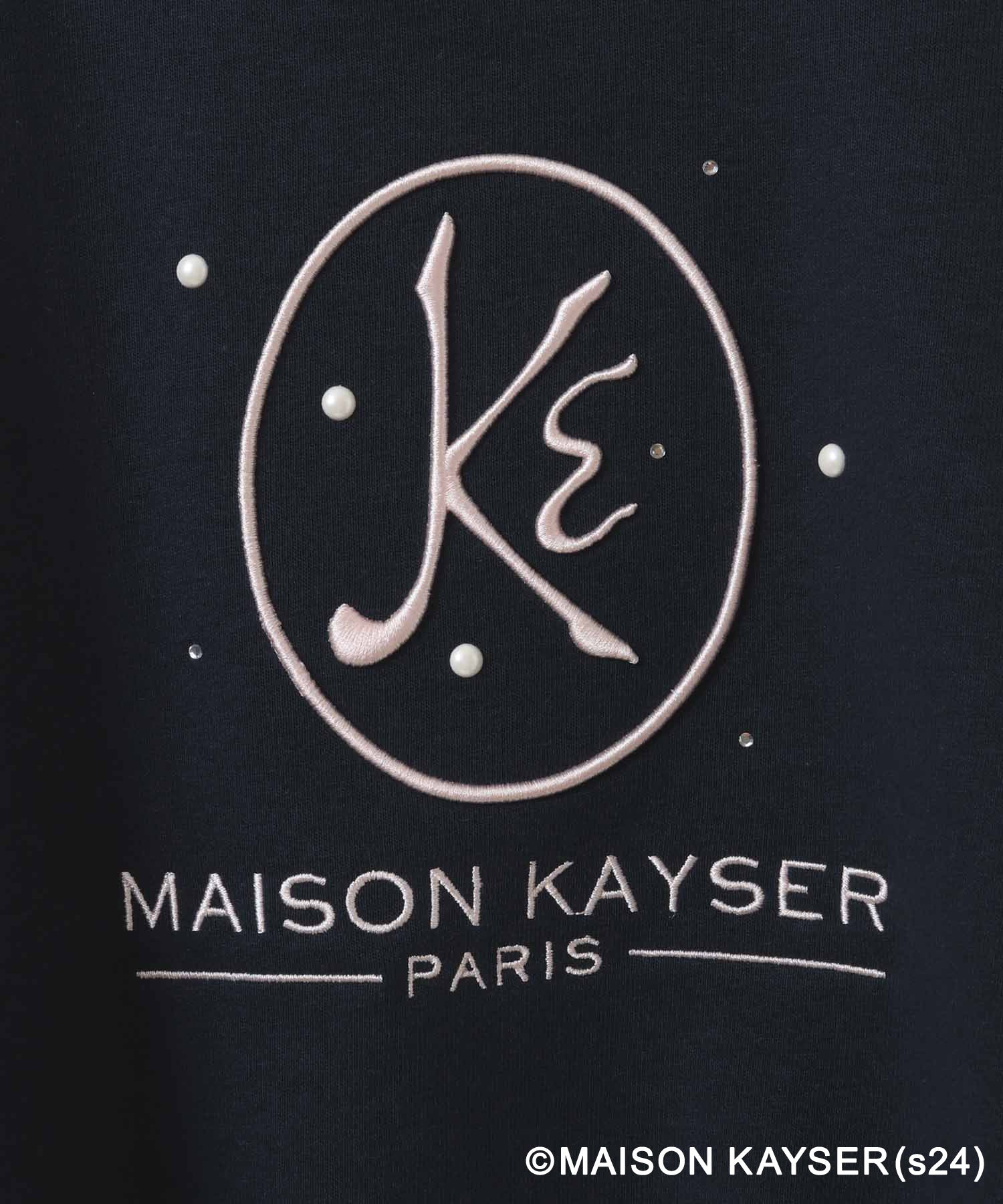 31 Sons de mode 【MAISON KAYSER】 Embroidered Logo Sweatshirt