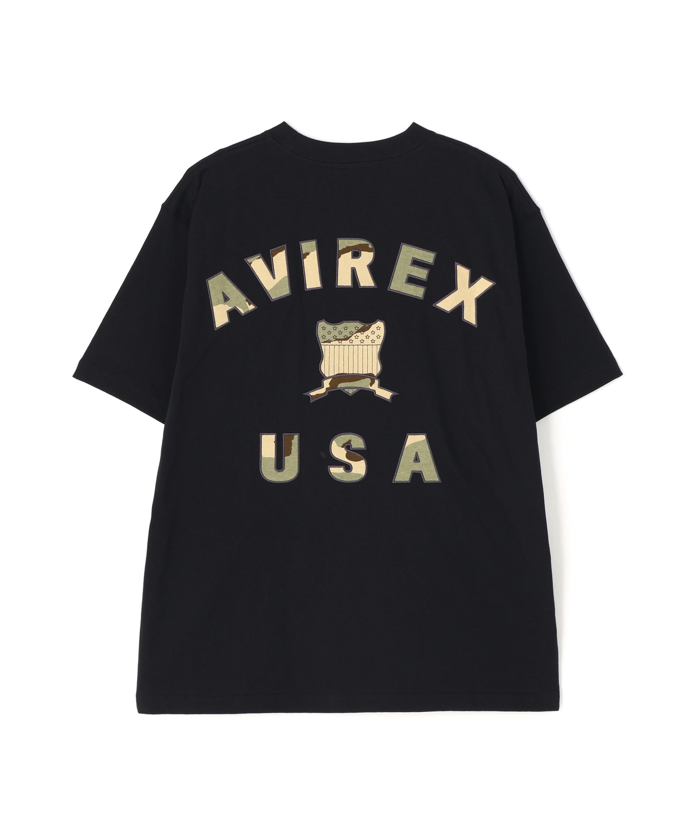 《直営店限定》VARSITY CAMO T-SHIRT ブラック