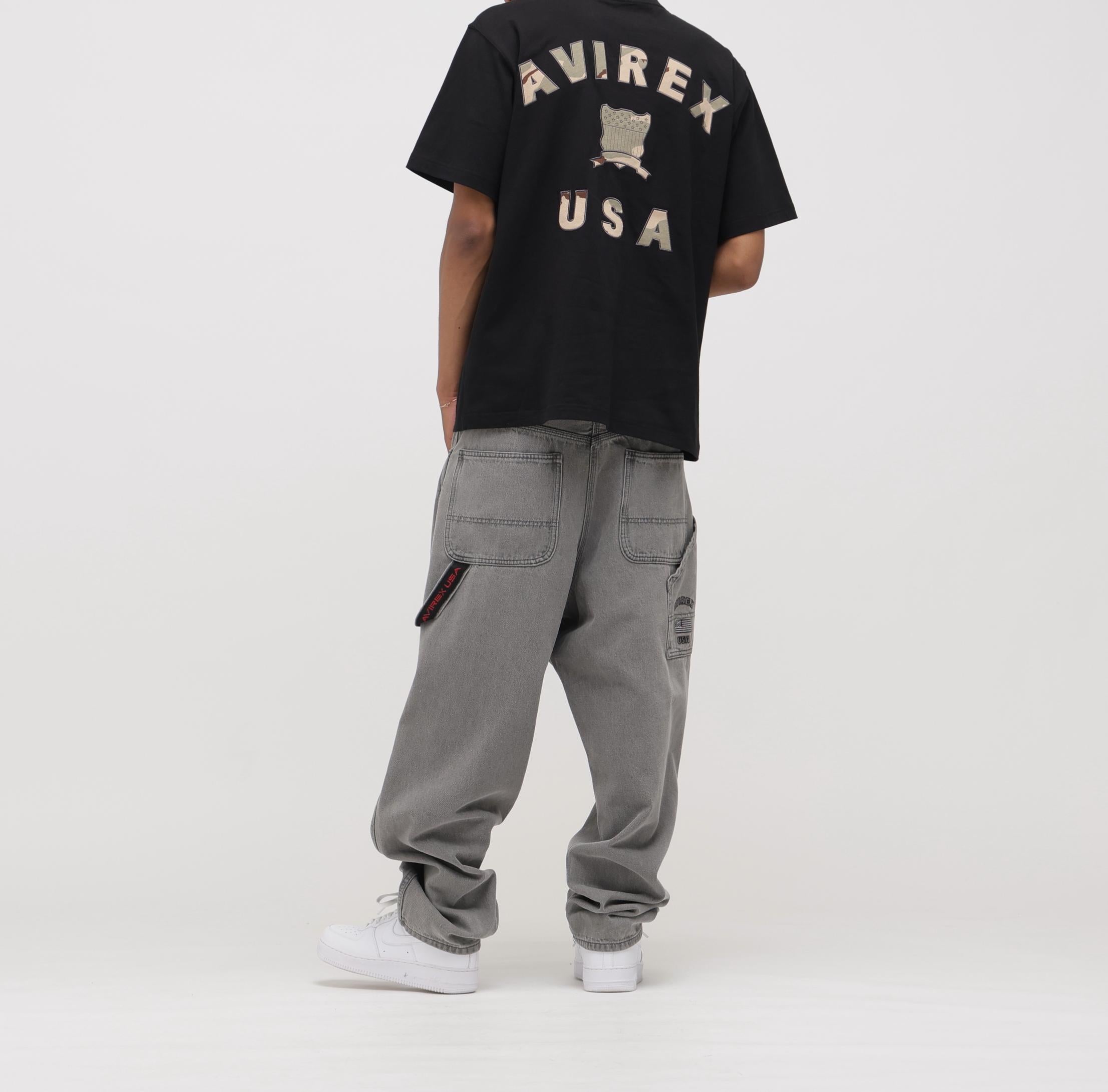 《直営店限定》VARSITY CAMO T-SHIRT ブラック
