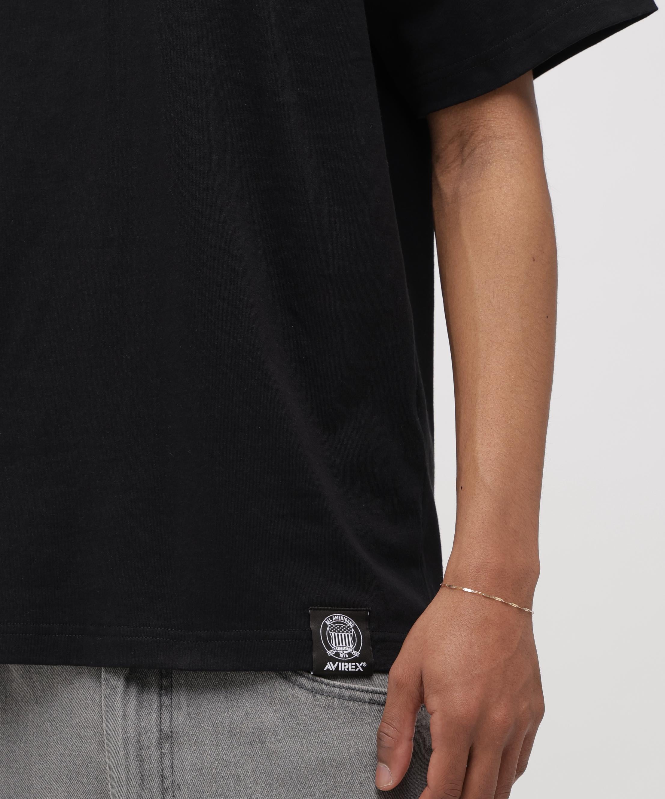 《直営店限定》VARSITY CAMO T-SHIRT ブラック