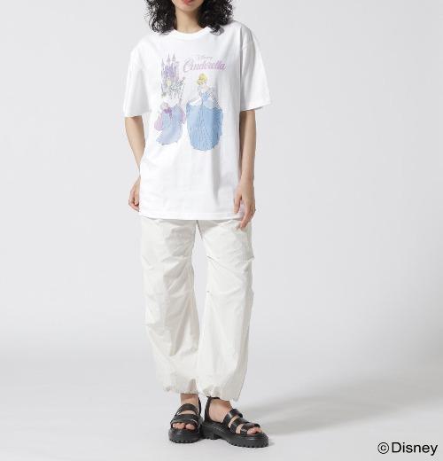 GOOD >OCK SPEED <グッドロックスピード CINDE>ELLA Tシャツ/シンデレラ/Disney ホワイト