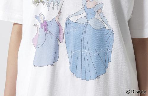 GOOD >OCK SPEED <グッドロックスピード CINDE>ELLA Tシャツ/シンデレラ/Disney ホワイト