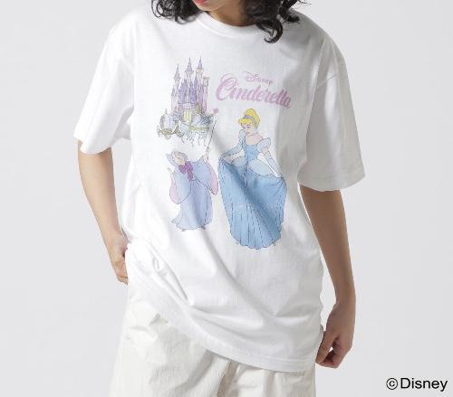 GOOD >OCK SPEED <グッドロックスピード CINDE>ELLA Tシャツ/シンデレラ/Disney ホワイト
