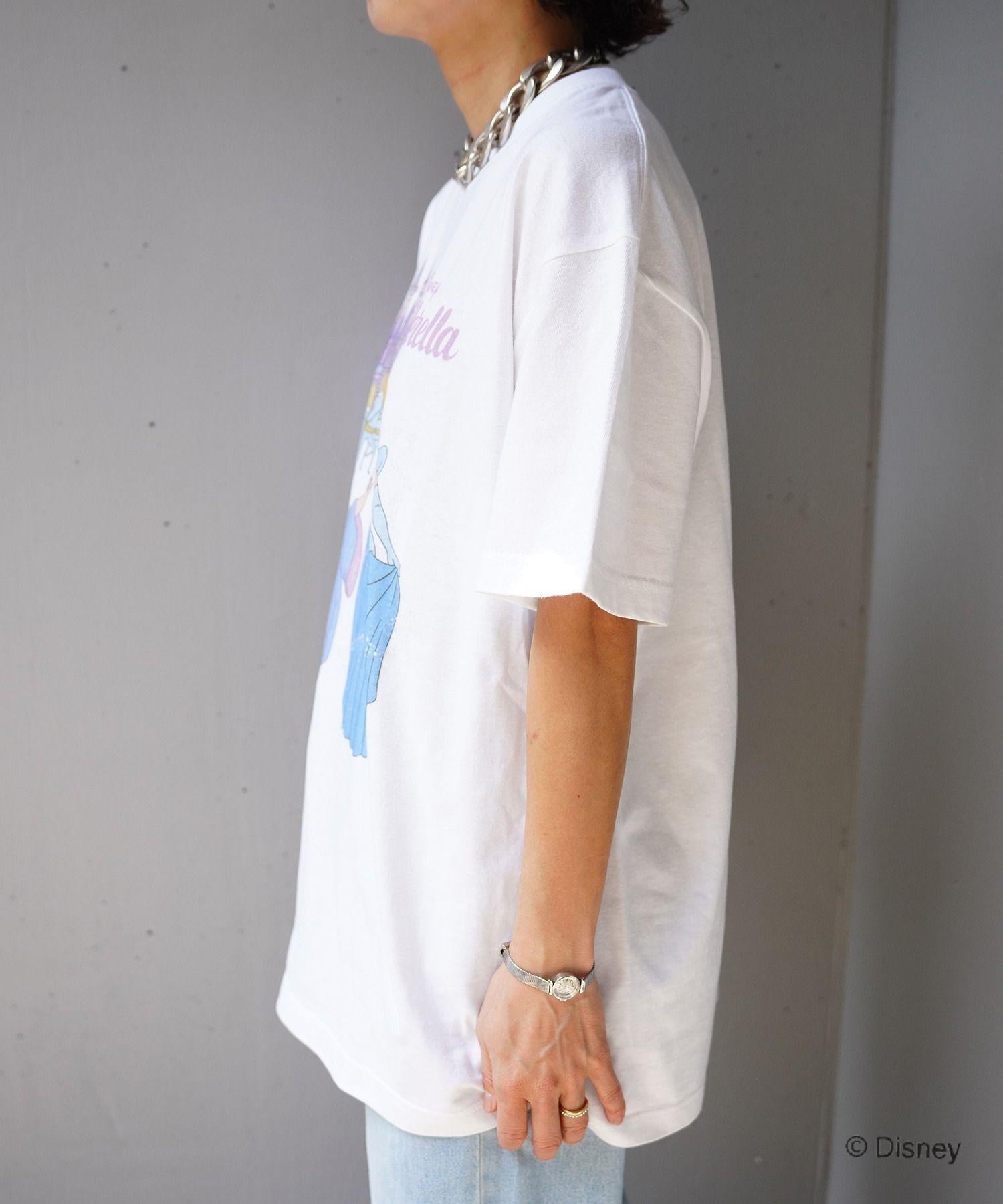 GOOD >OCK SPEED <グッドロックスピード CINDE>ELLA Tシャツ/シンデレラ/Disney ホワイト