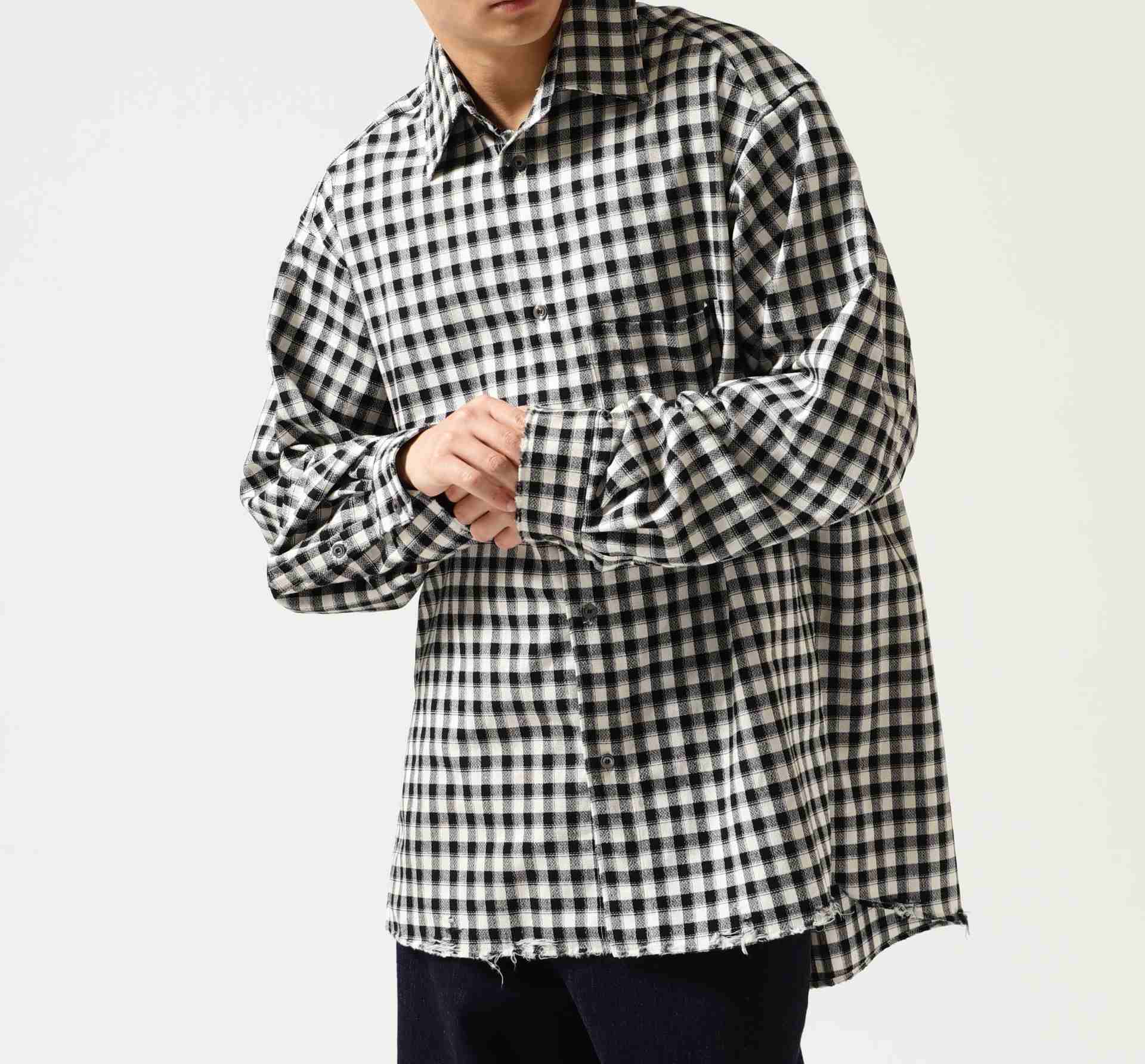 ANCELLM /RAYON CHECK SHIRT / WISM別注size1 ANCELLM⁄Anselm⁄ C⁄R