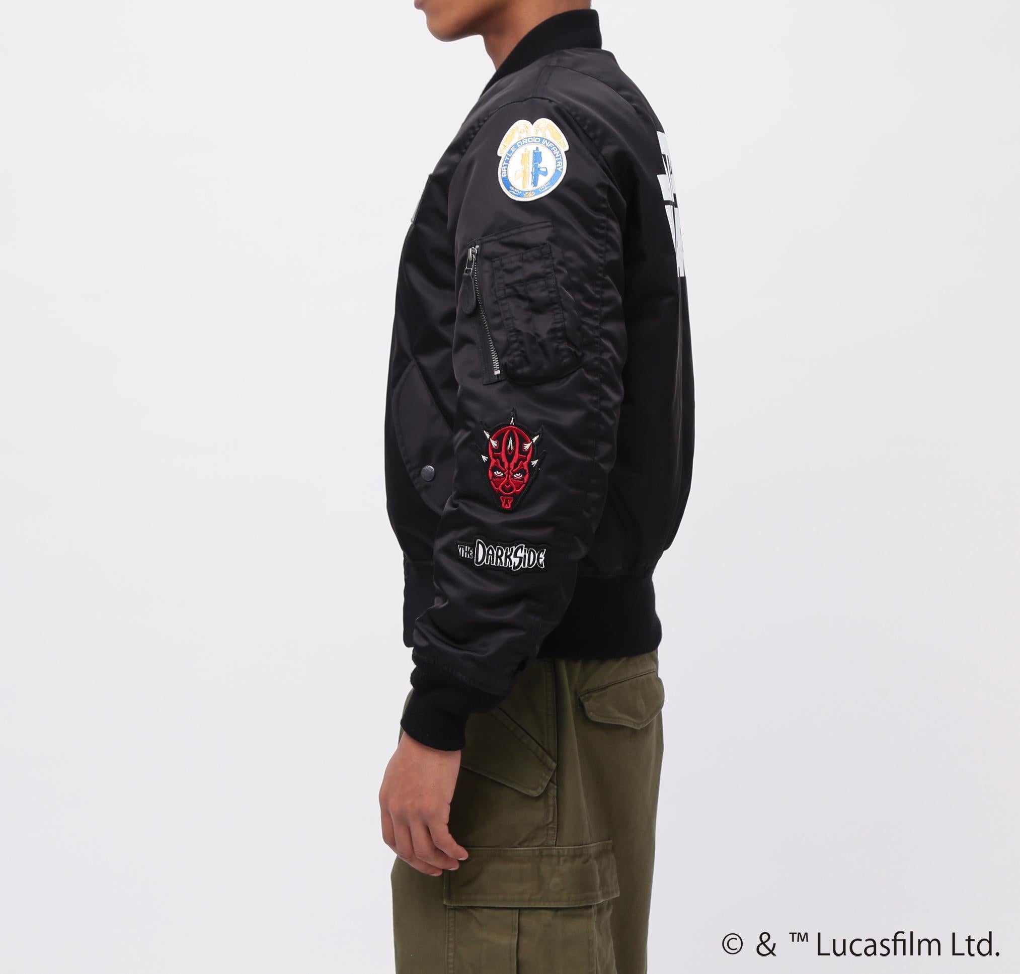 《STA> WA>S COLLECTION》FLIGHT JACKET MA-1 ブラック