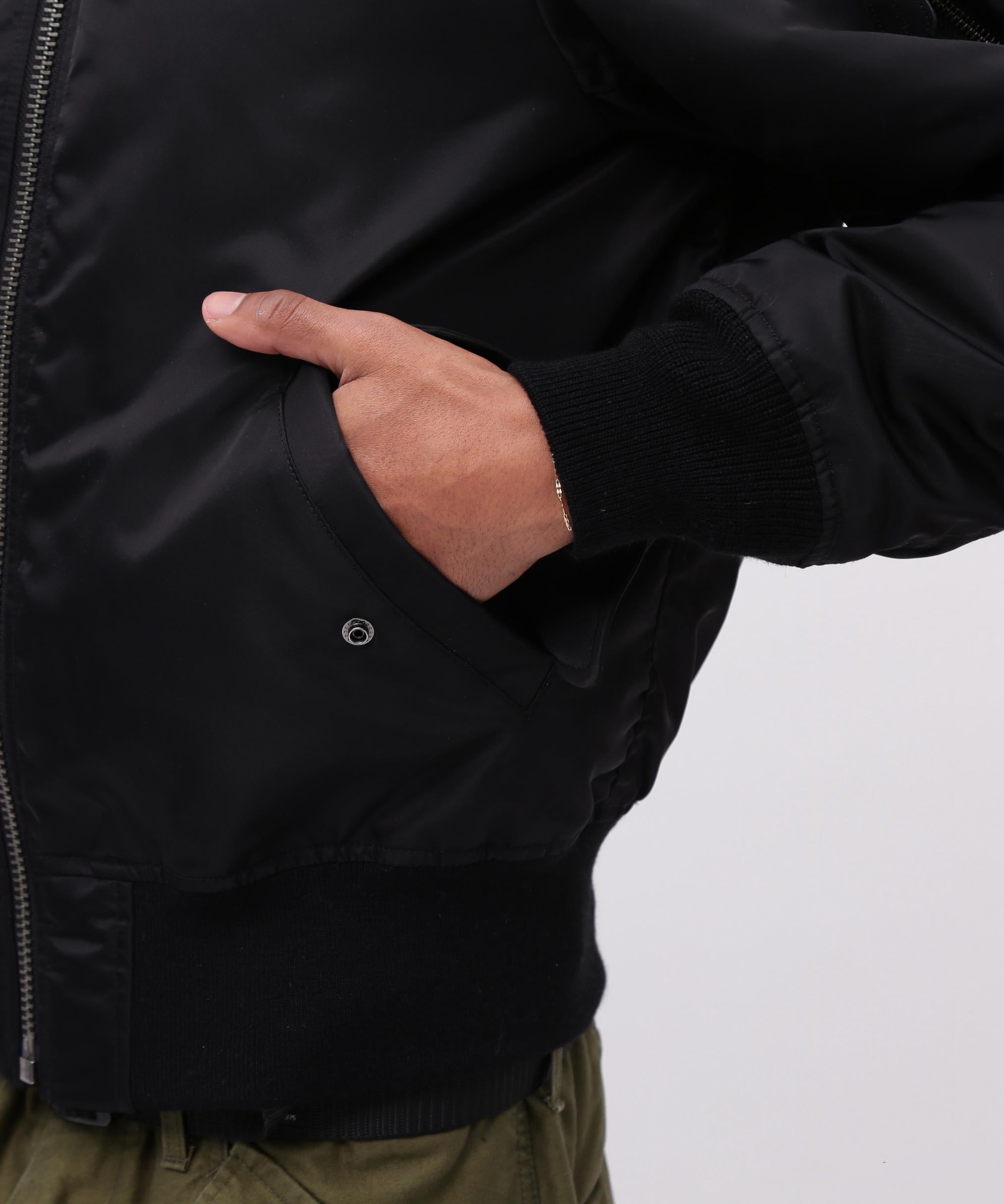 《STA> WA>S COLLECTION》FLIGHT JACKET MA-1 ブラック