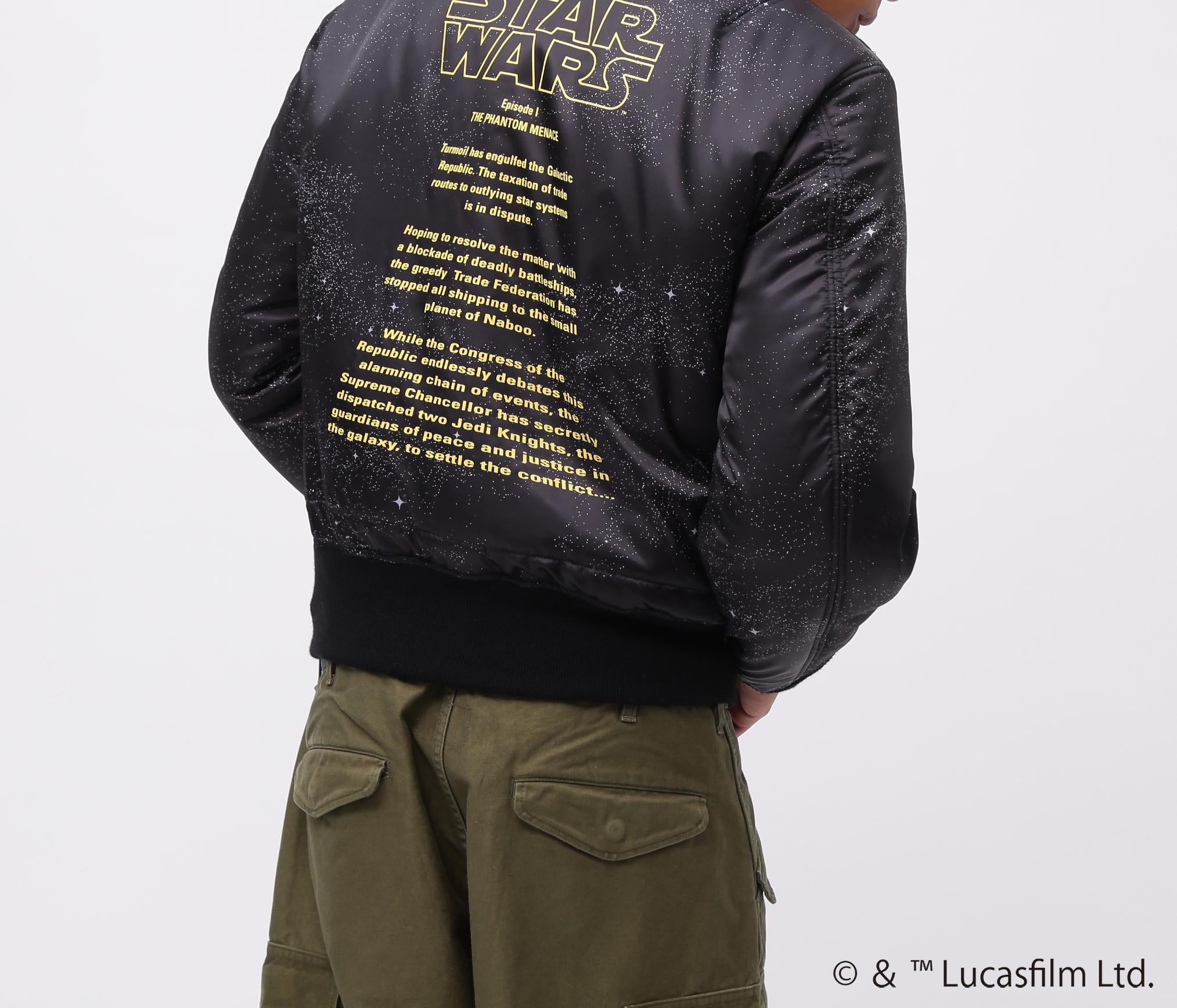 《STA> WA>S COLLECTION》FLIGHT JACKET MA-1 ブラック