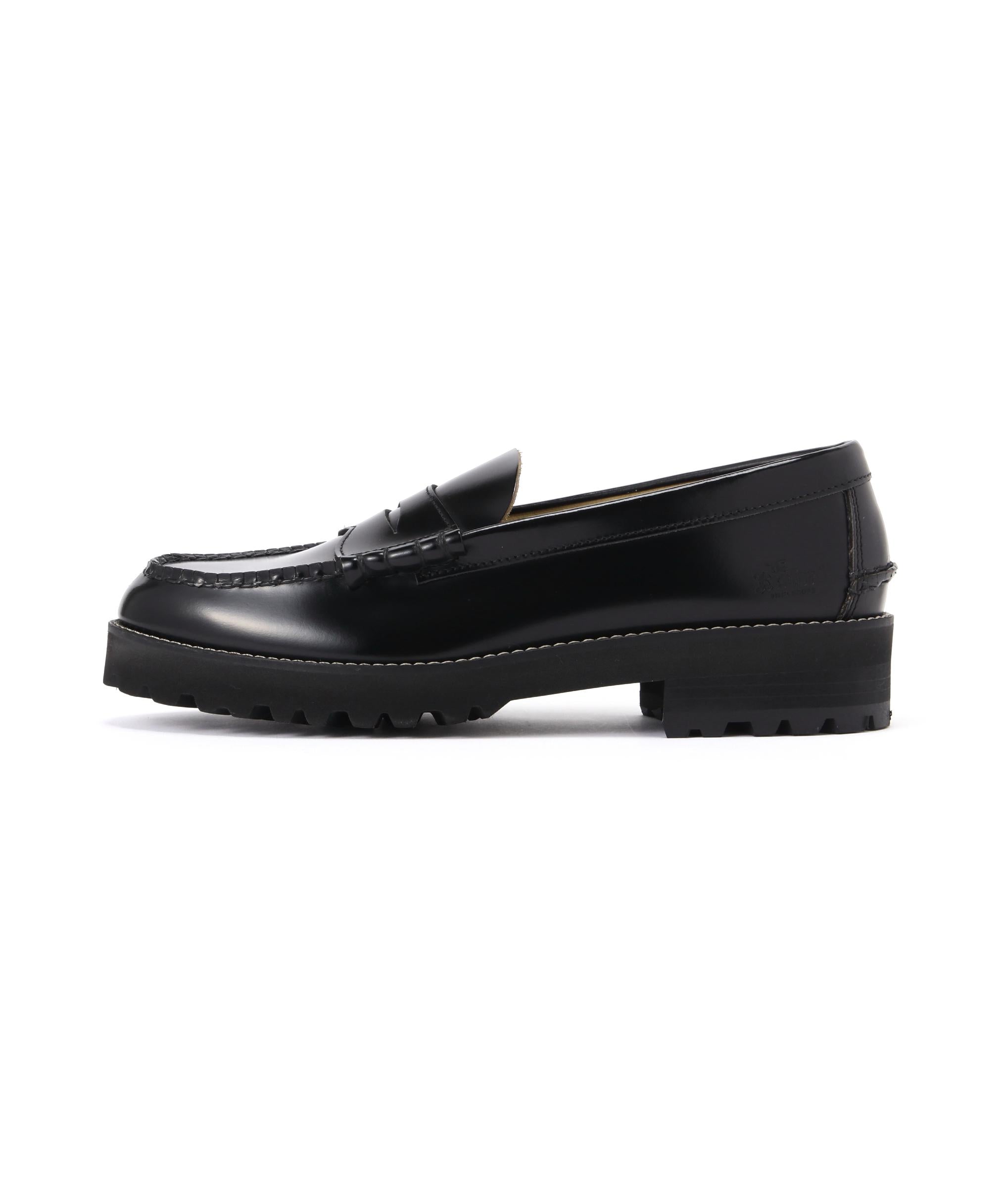 The Kenfod Fineshoes/WOMENS TANK SOLE LOAFE>S ブラック