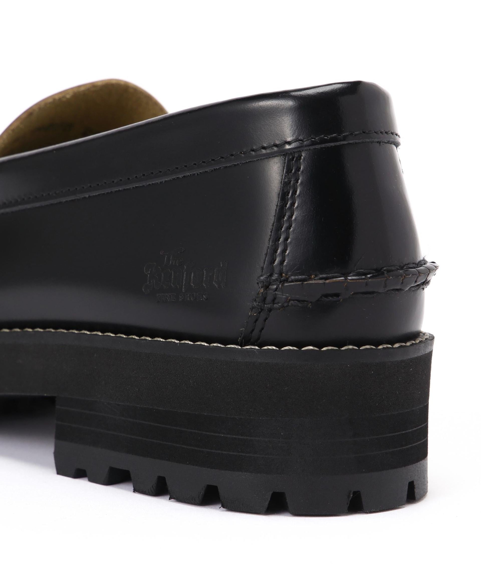 The Kenfod Fineshoes/WOMENS TANK SOLE LOAFE>S ブラック