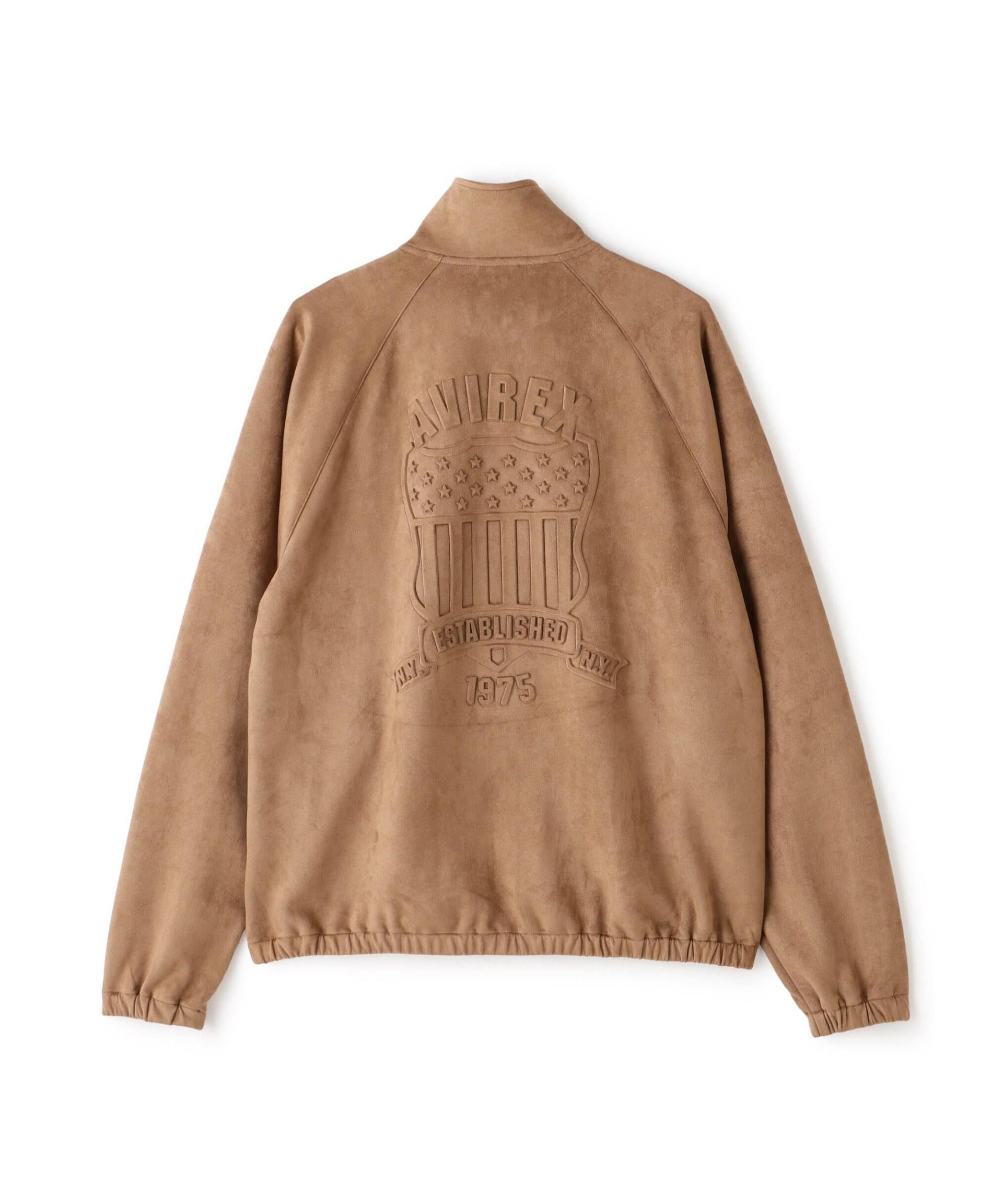 《直営店限定》EMROSS T>ACK JACKET "EMRLEM" / エンボス トラックジャケット エンブレム / AVI>EX /  ベージュ
