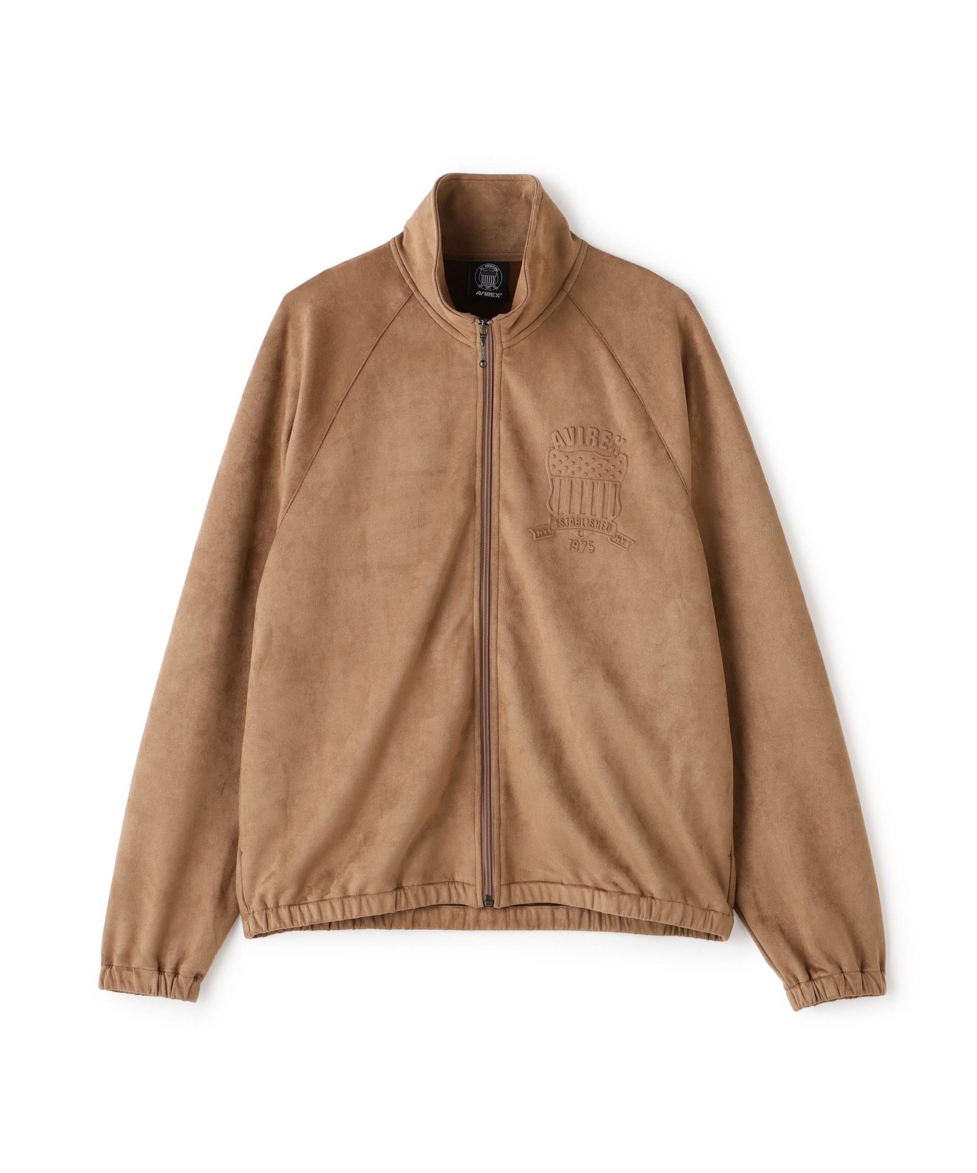 《直営店限定》EMROSS T>ACK JACKET "EMRLEM" / エンボス トラックジャケット エンブレム / AVI>EX /  ベージュ