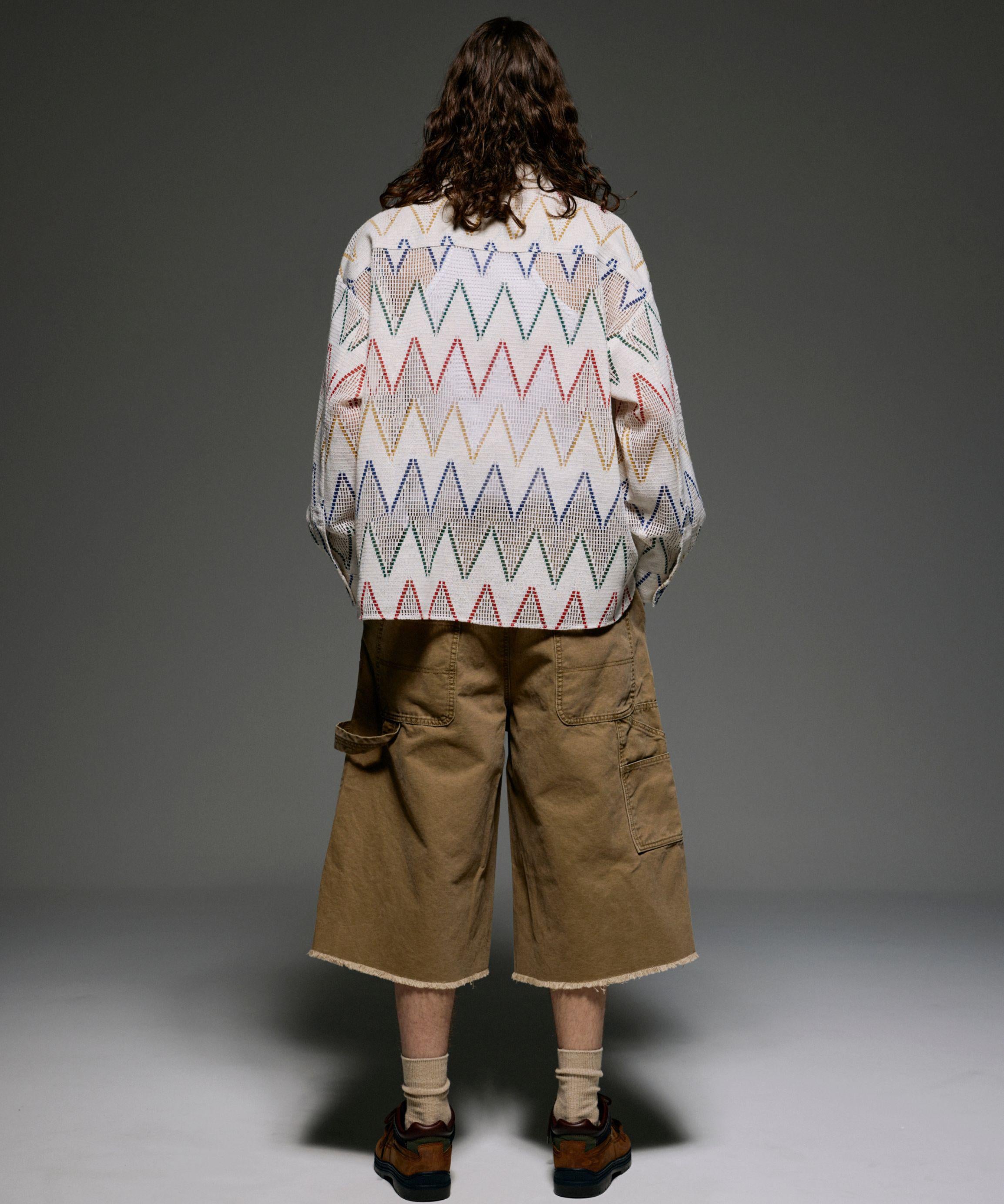 B omnivore/ビーオムニボー　W KNEE SHORTS DUCK ダブルニーショーツダック ゴールド