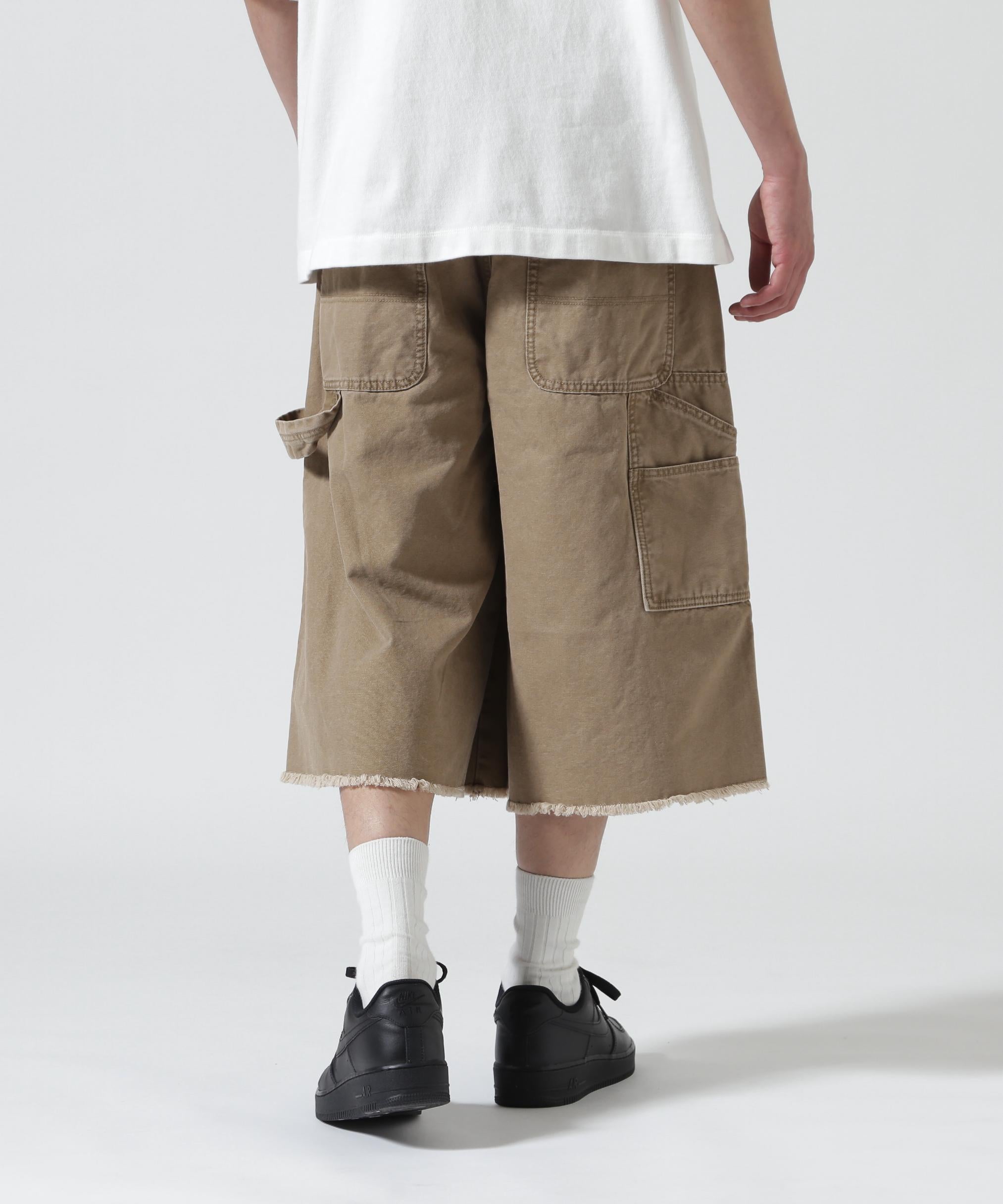 B omnivore/ビーオムニボー　W KNEE SHORTS DUCK ダブルニーショーツダック ゴールド