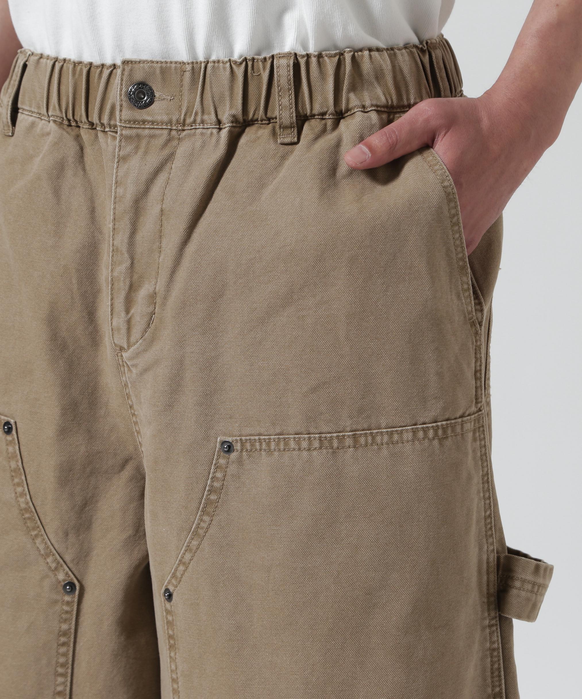 B omnivore/ビーオムニボー　W KNEE SHORTS DUCK ダブルニーショーツダック ゴールド