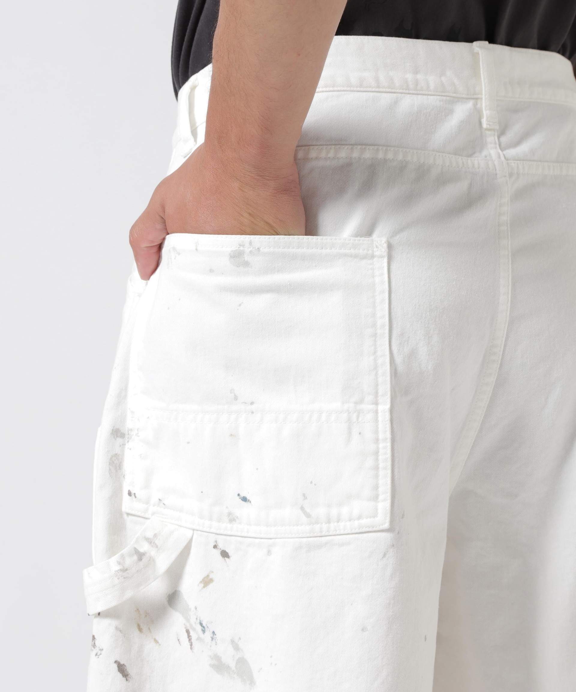 BOWWOW/バウワウ/PAINTER'S SPLATTER SHORTS